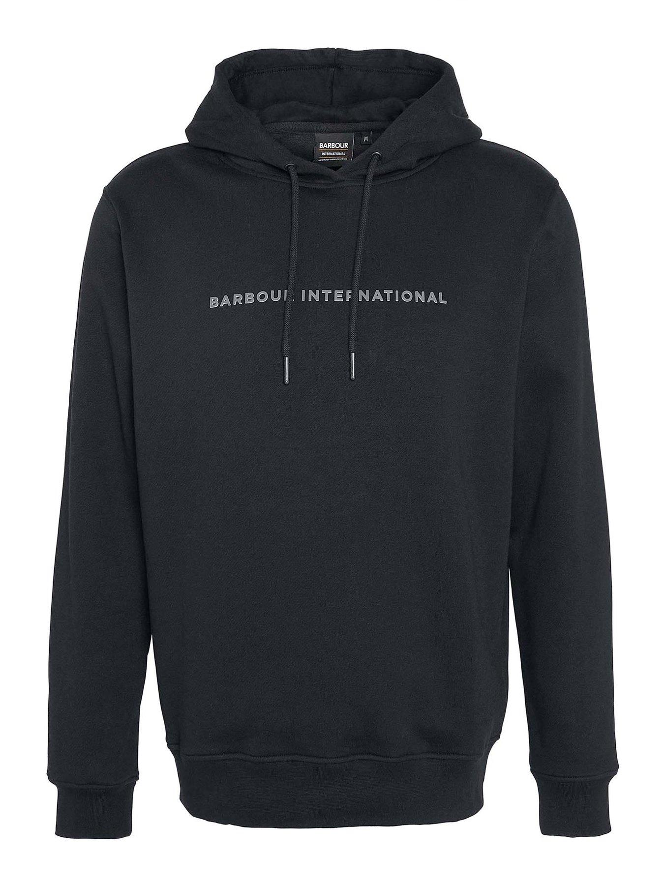 Barbour black hoodie online