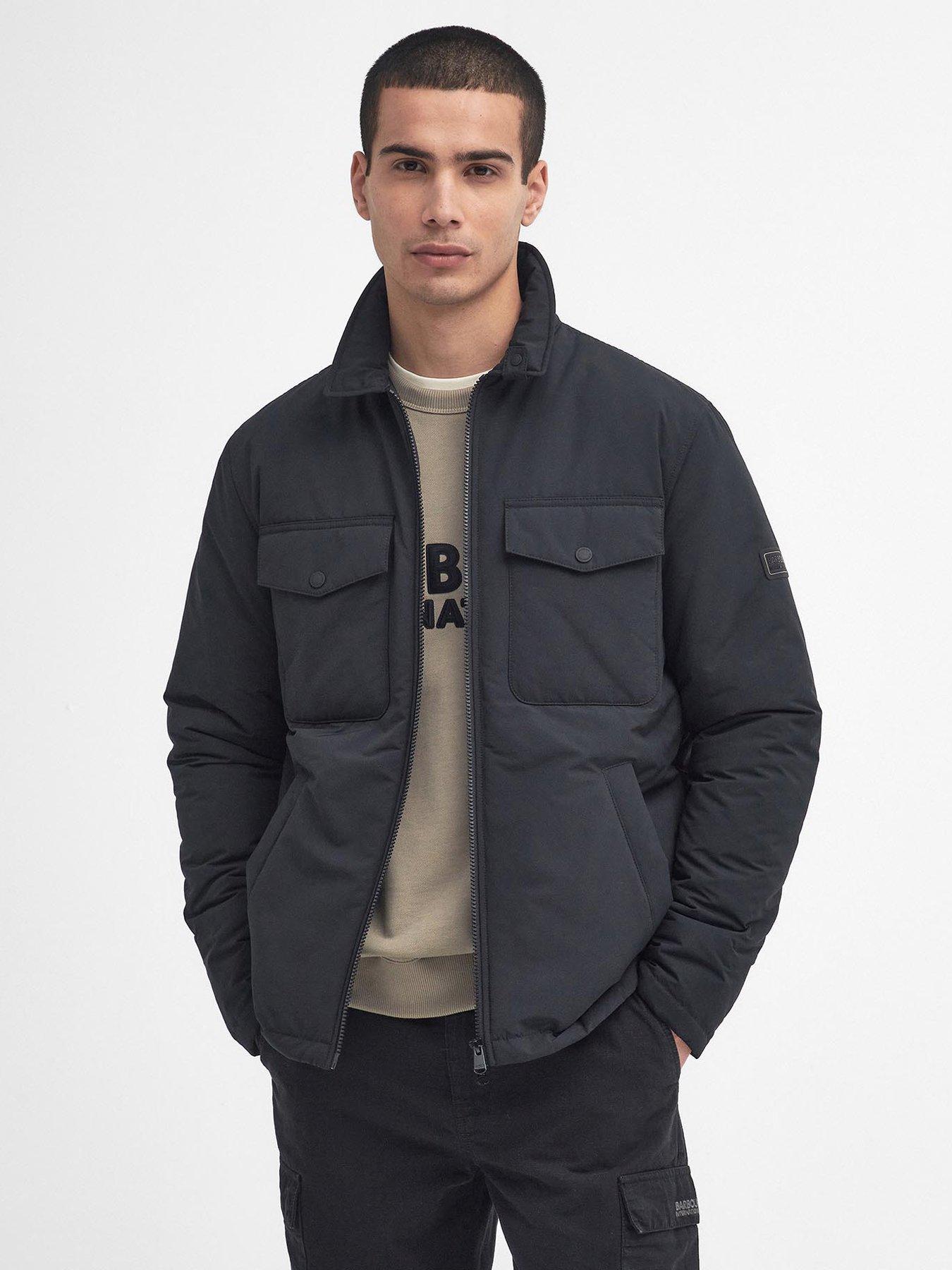Barbour International Distill Quilted Zip Jacket - Black