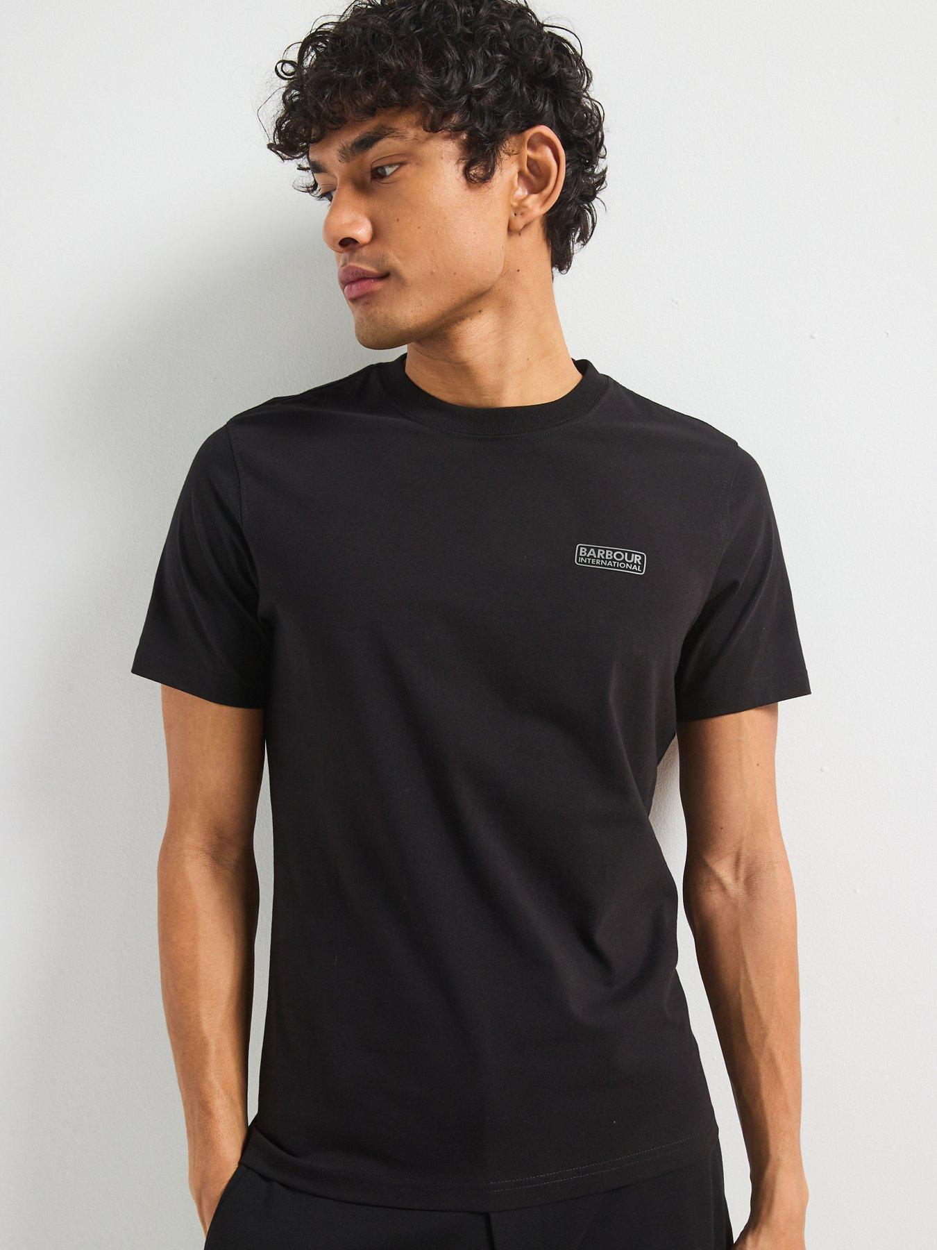Barbour International International Small Logo Short Sleeve Top - Black