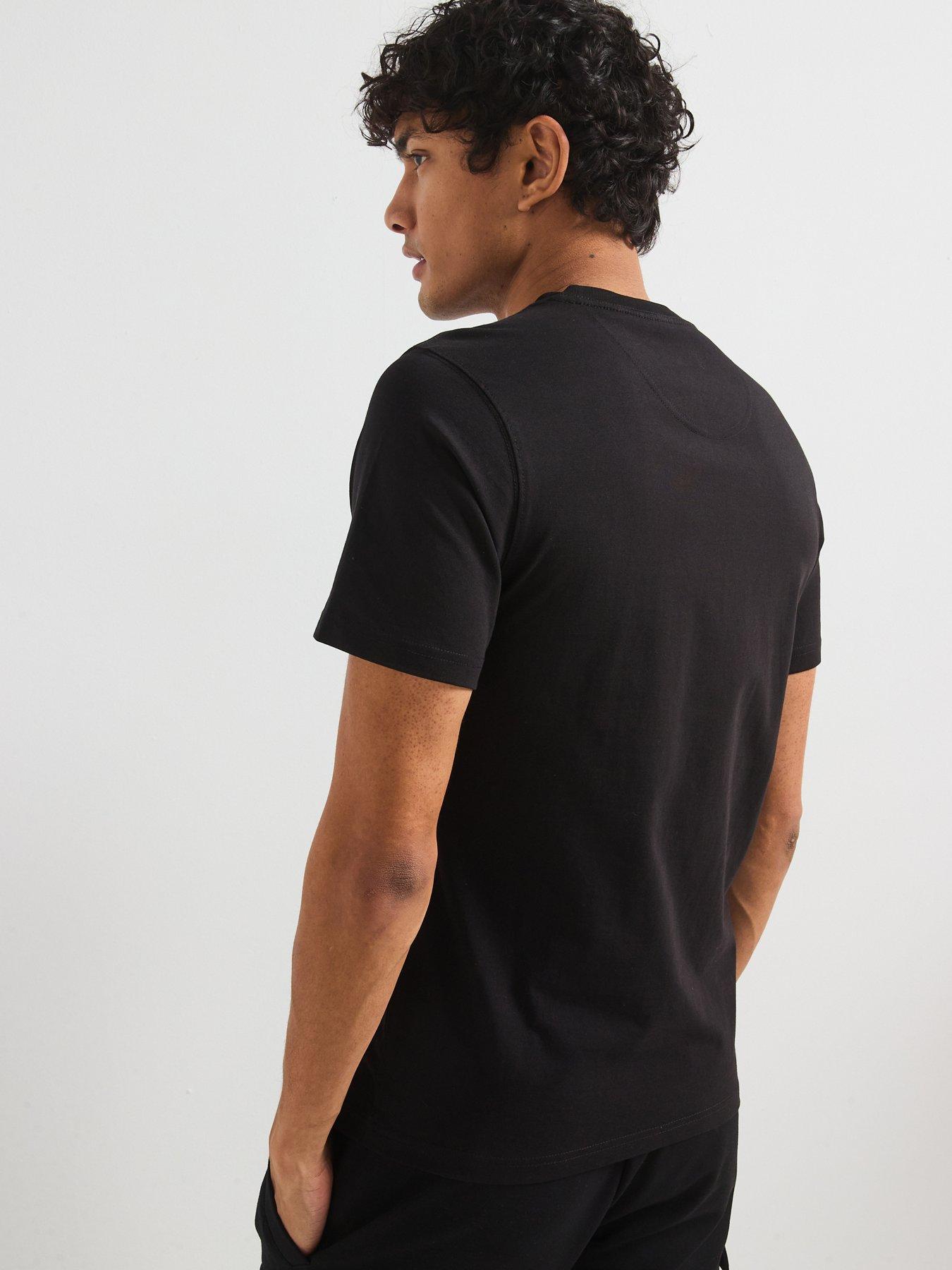 Image 2 of 5 of Barbour International Small Logo Slim Fit&nbsp;Short Sleeve T-shirt - Black