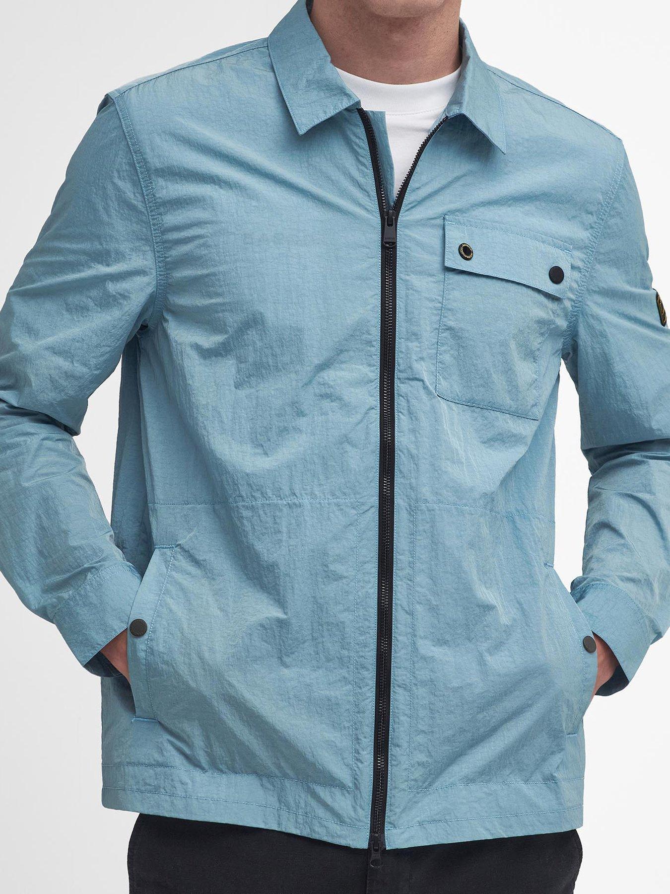 Pale blue barbour jacket online