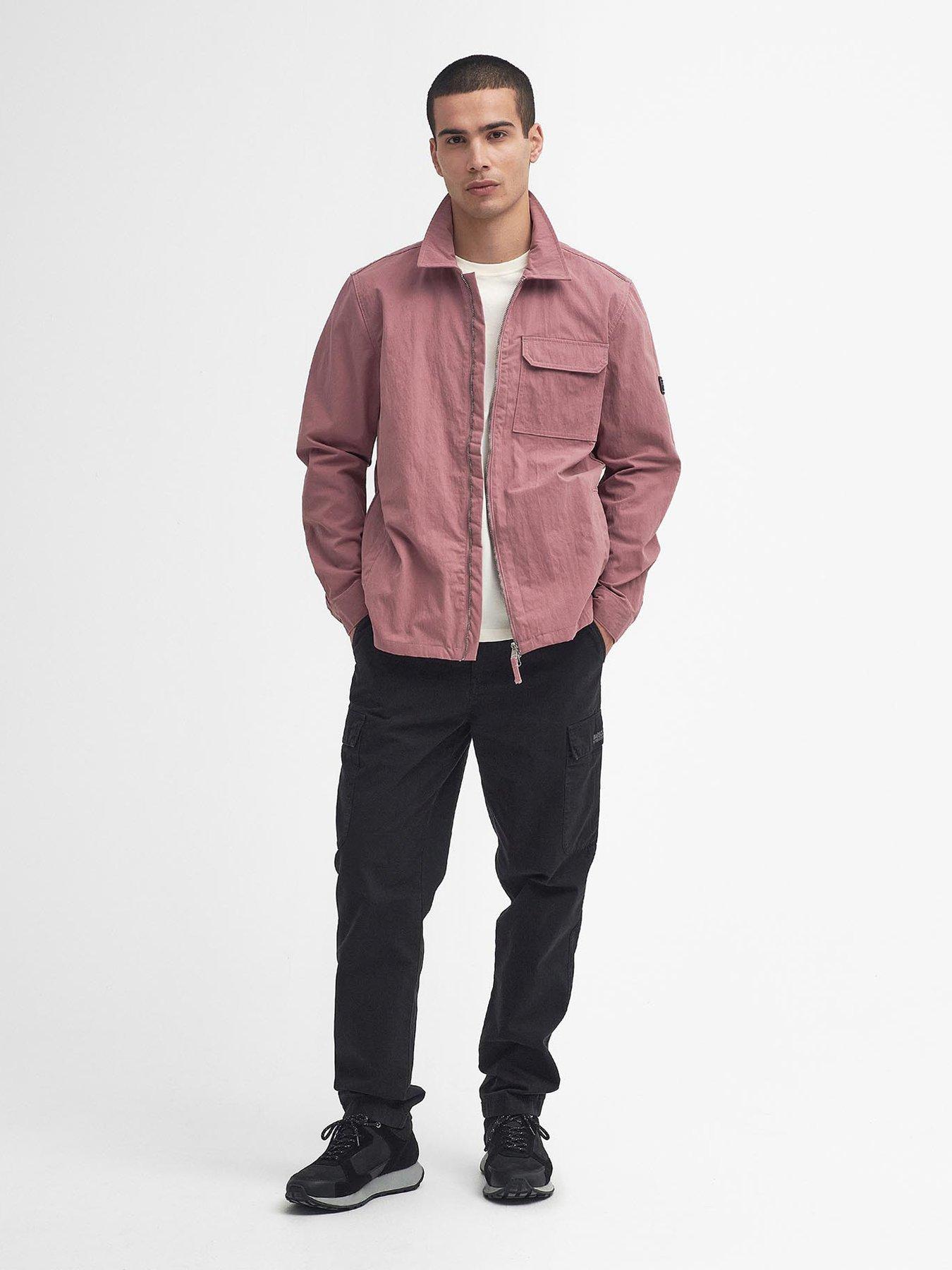 Barbour jeans mens Pink sales