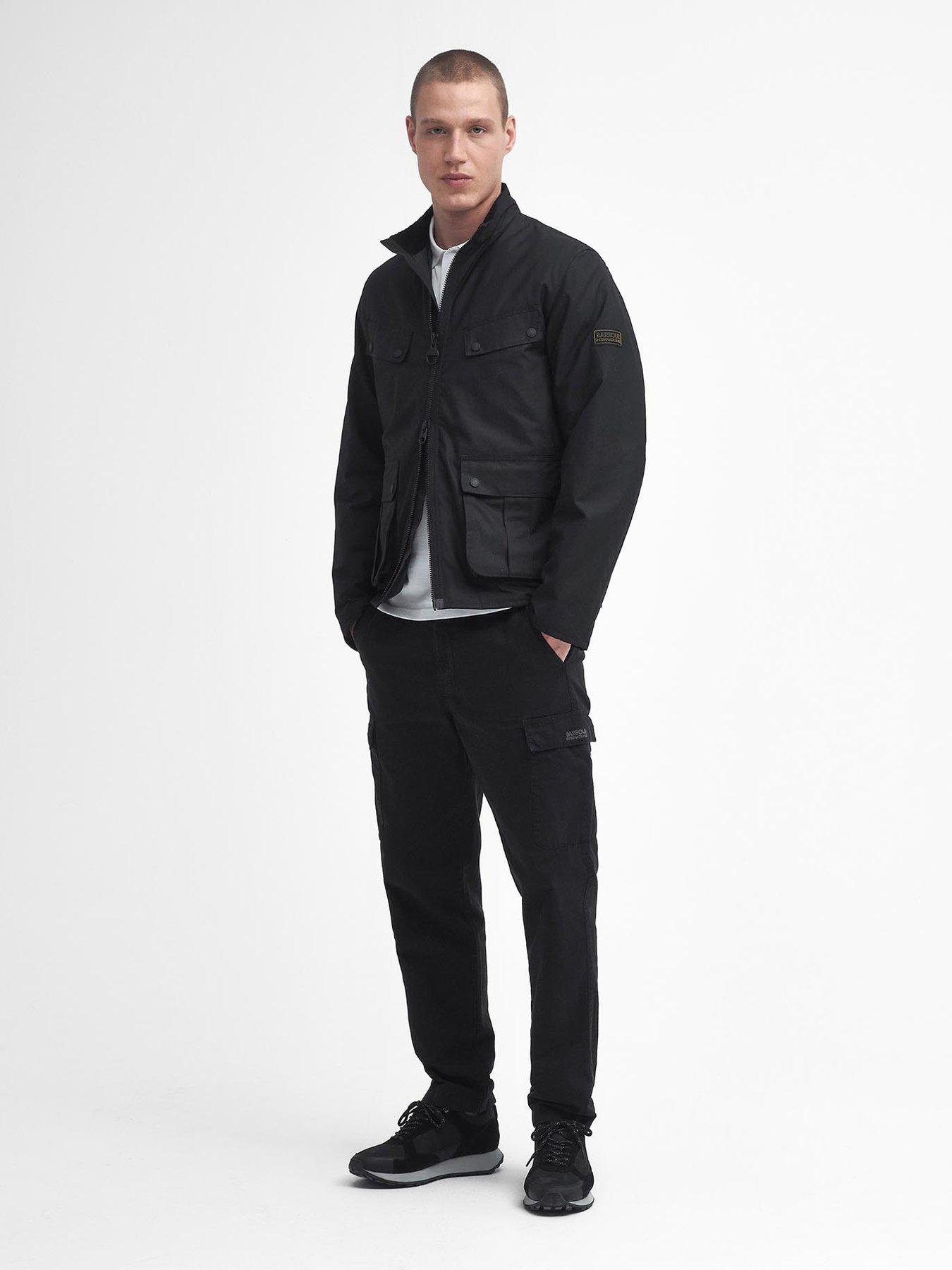 Barbour International Re duke Wax Jacket Black Very