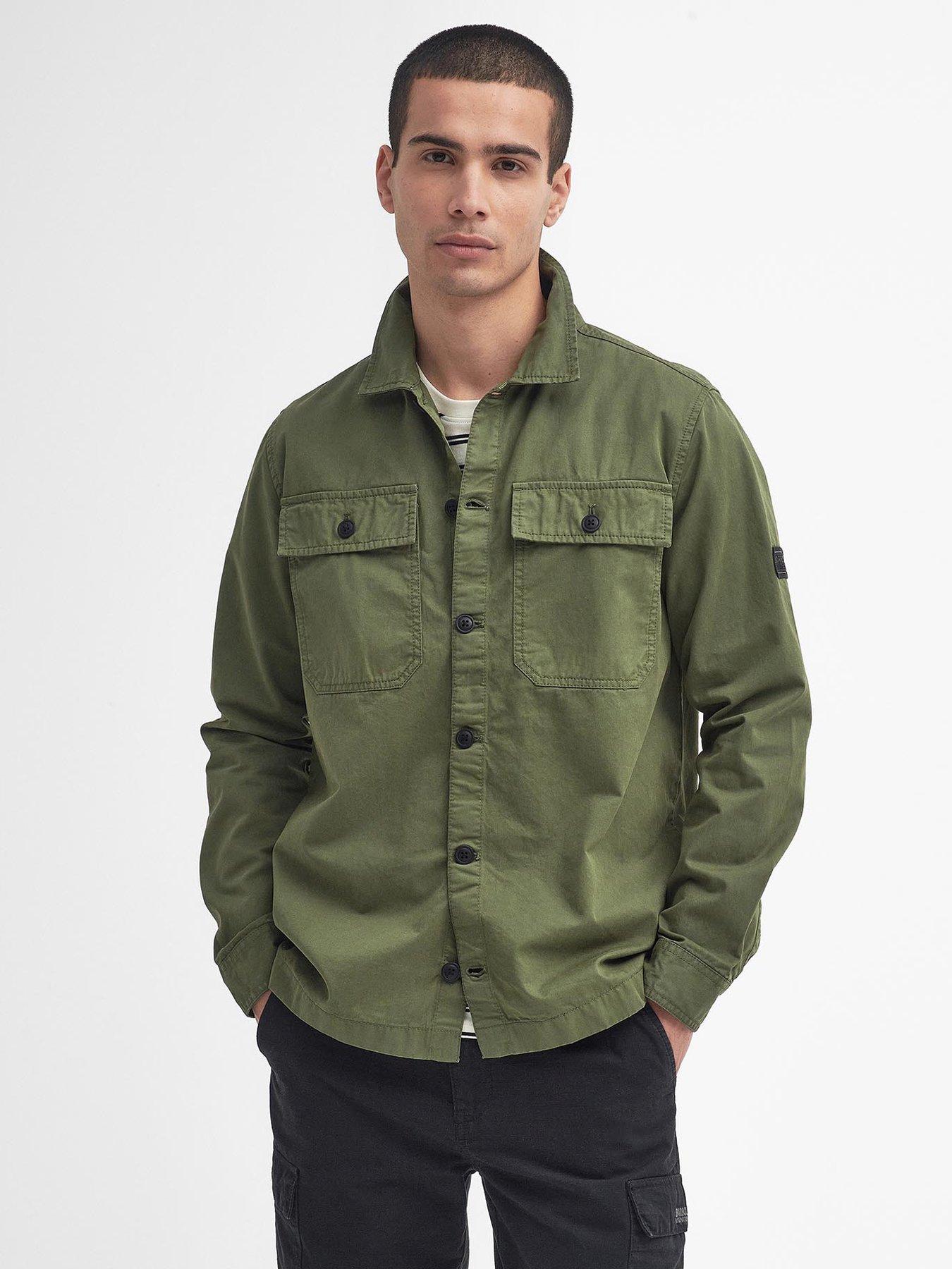 Arlo Button Pocket Overshirt Khaki