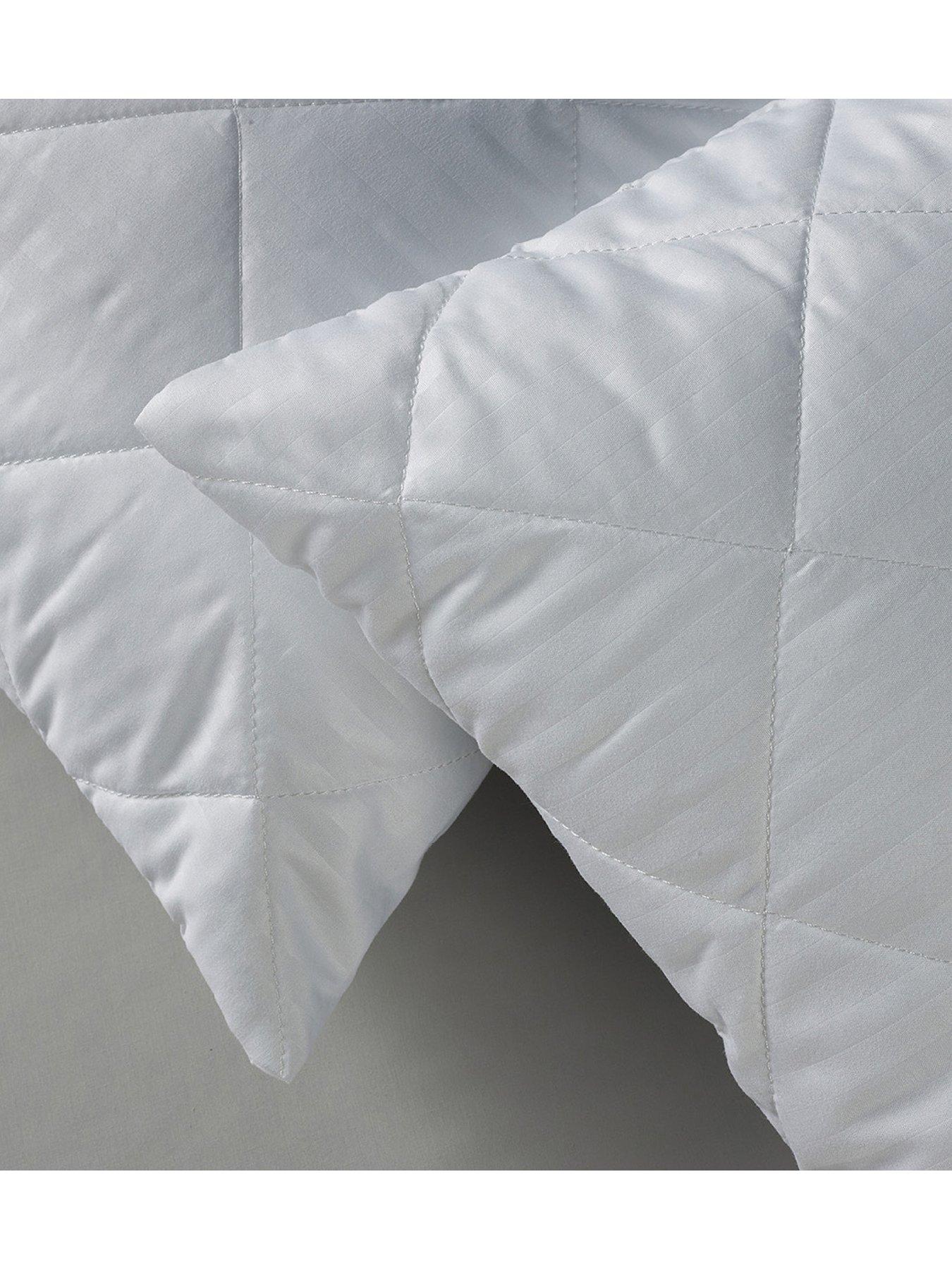 Image 4 of 4 of The Very Collection Anti-Bacterial Pillow Protector Pair - White