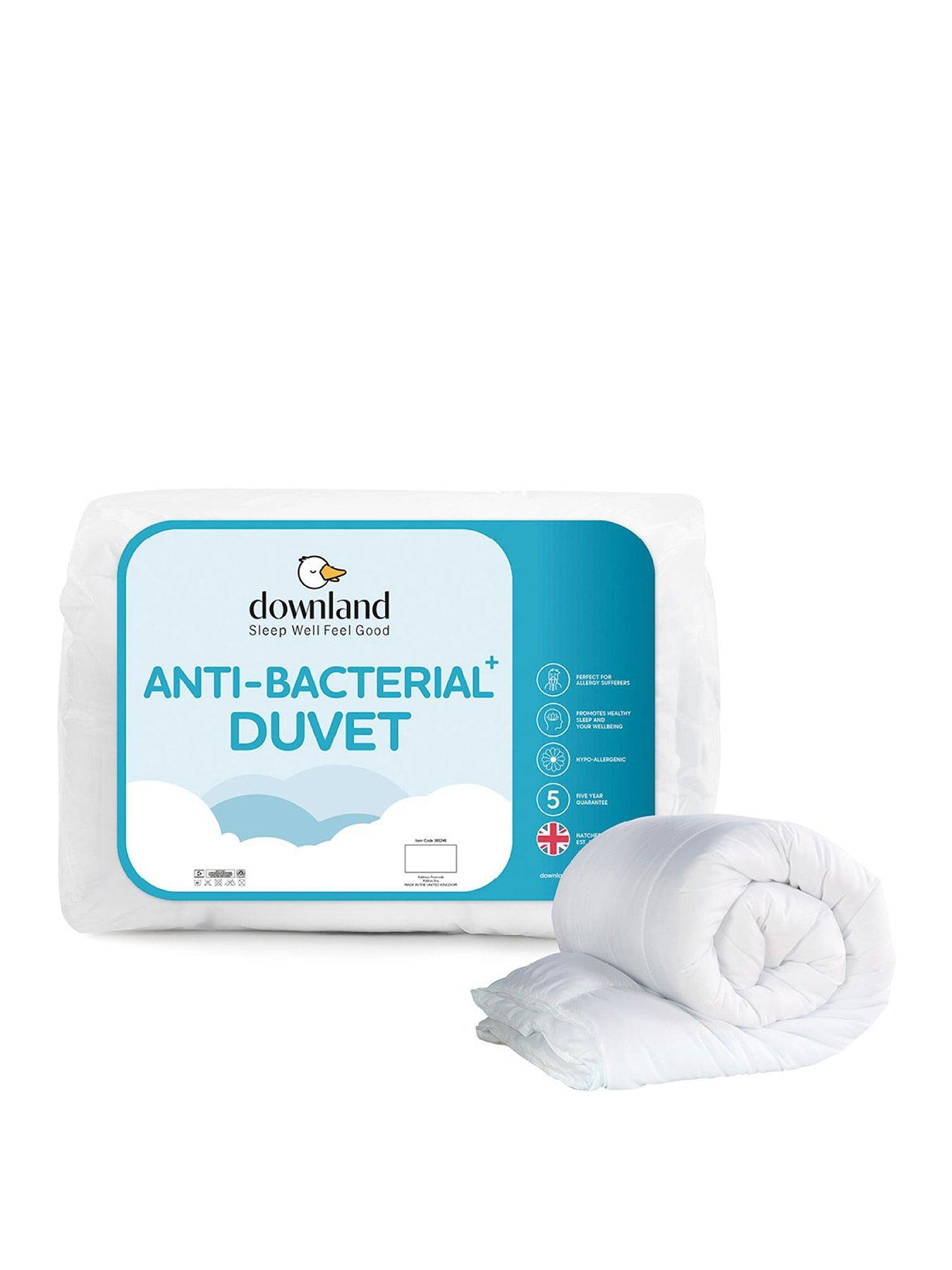 Very Home Anti-Bacterial 4.5 Tog Duvet - Db - White