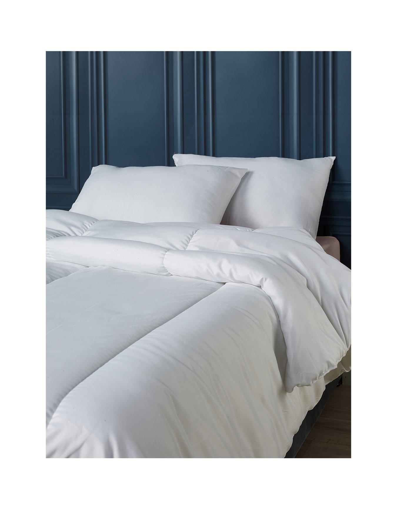 Image 2 of 4 of Downland Anti-Bacterial 4.5 Tog Duvet - Db - White