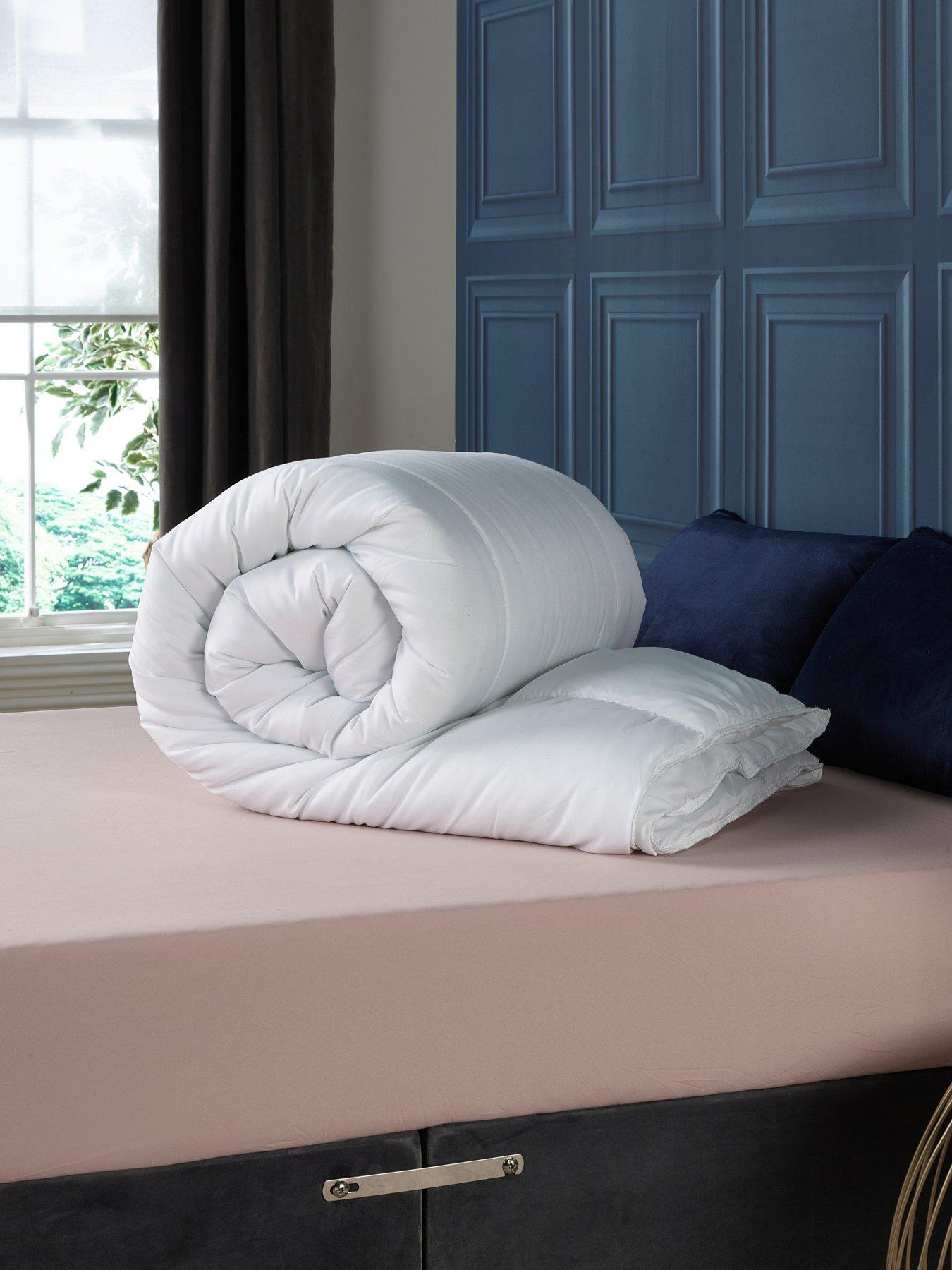 Image 3 of 4 of Downland Anti-Bacterial 4.5 Tog Duvet - Db - White