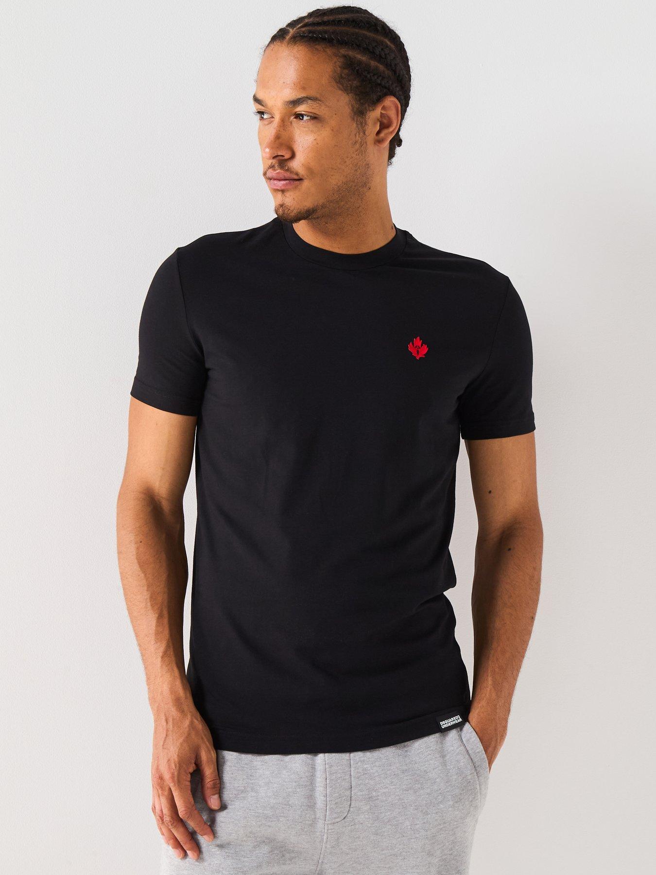 undefined Dsquared2 Loungewear Horror Logo T-shirt - Black
