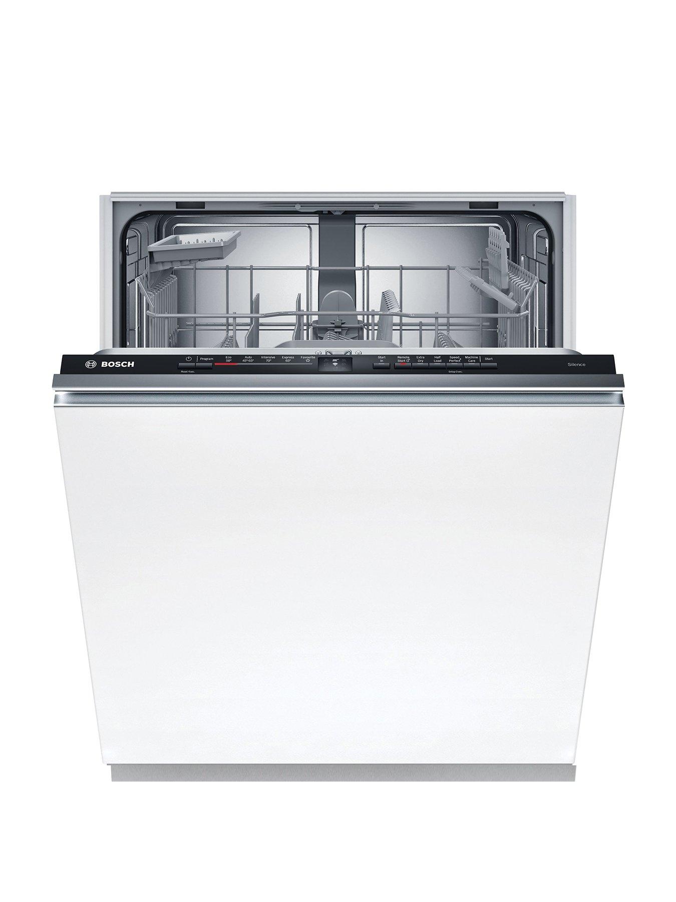 Bosch Series 2 SMV2HTX02G Full Size, 13-Place Settings Integrated Dishwasher with SpeedPerfect - Black - D Rated
