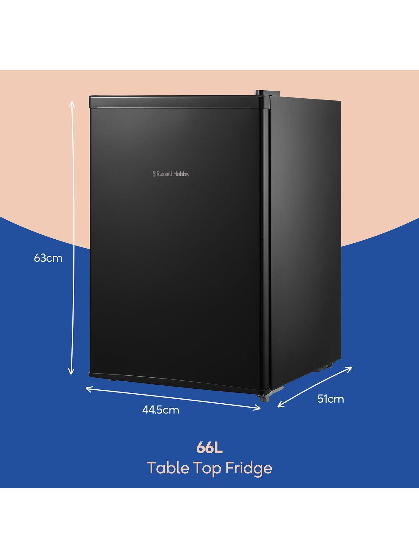 Image 3 of 7 of Russell Hobbs RH67TTLF0E1B 66L Mini Fridge in Black