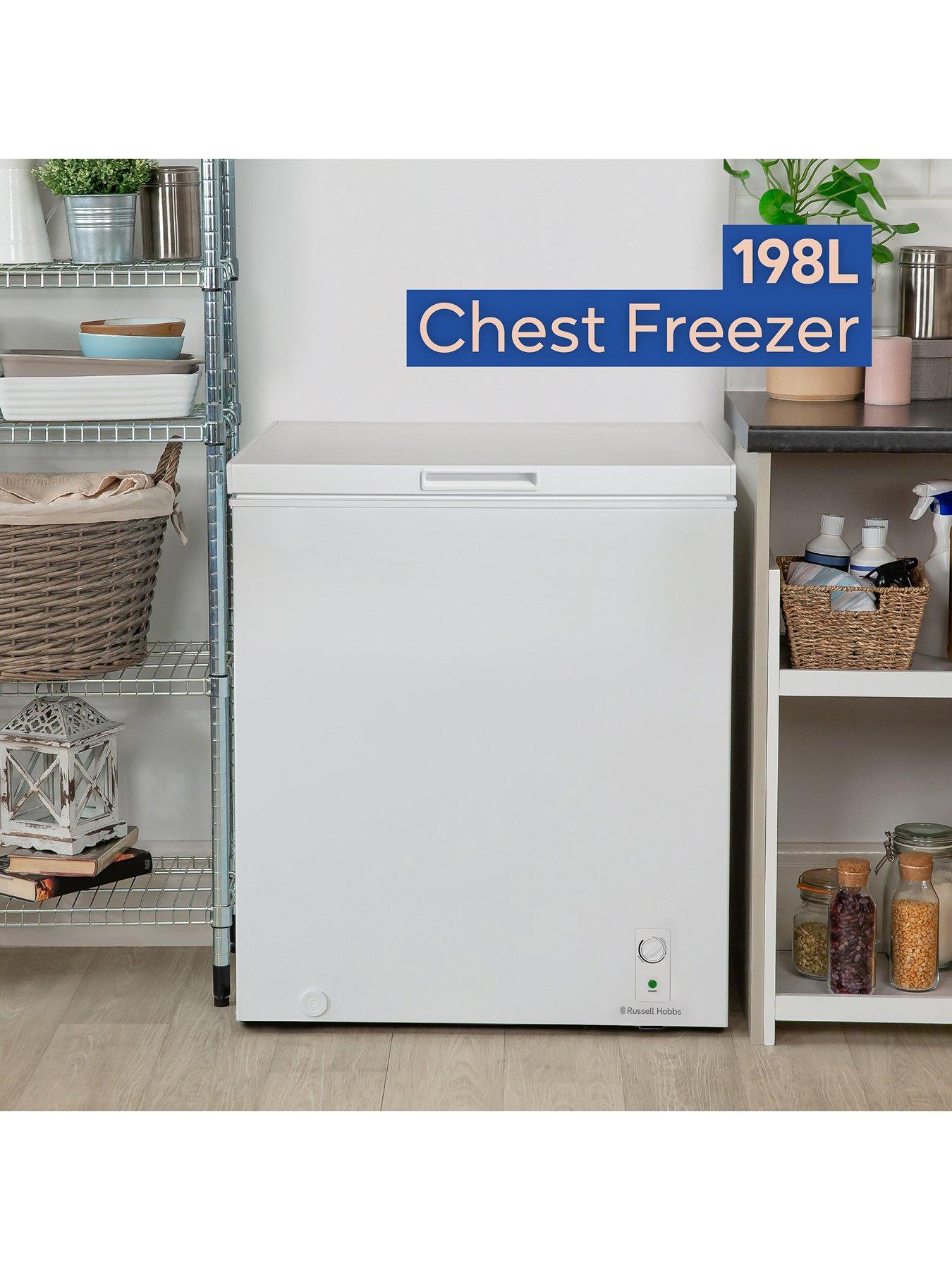 Russell Hobbs RH198CF0E1W 198Litre Chest Freezer White Very.co.uk