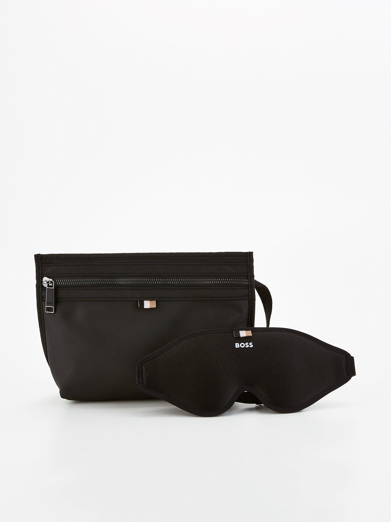undefined Washbag  &  Mask Travel Accessories Gift Set - Black