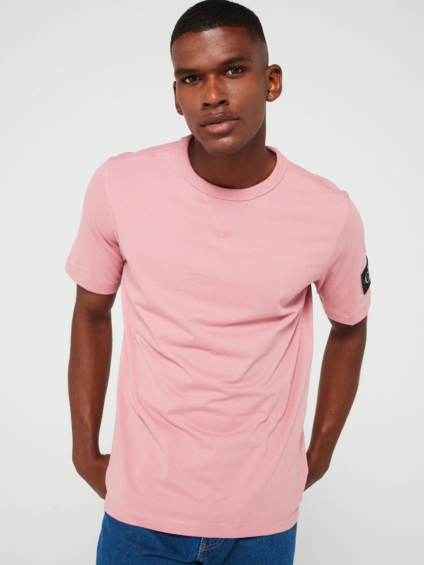 Calvin klein jeans pink t shirt best sale