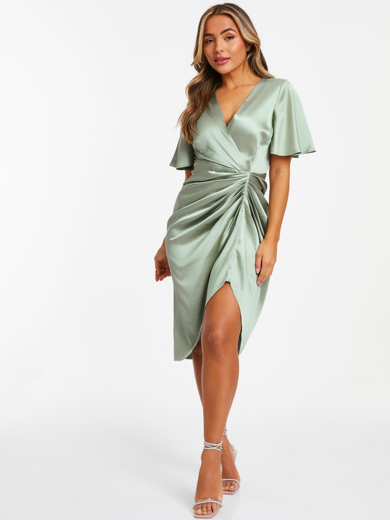 Petite sage green dress 2025