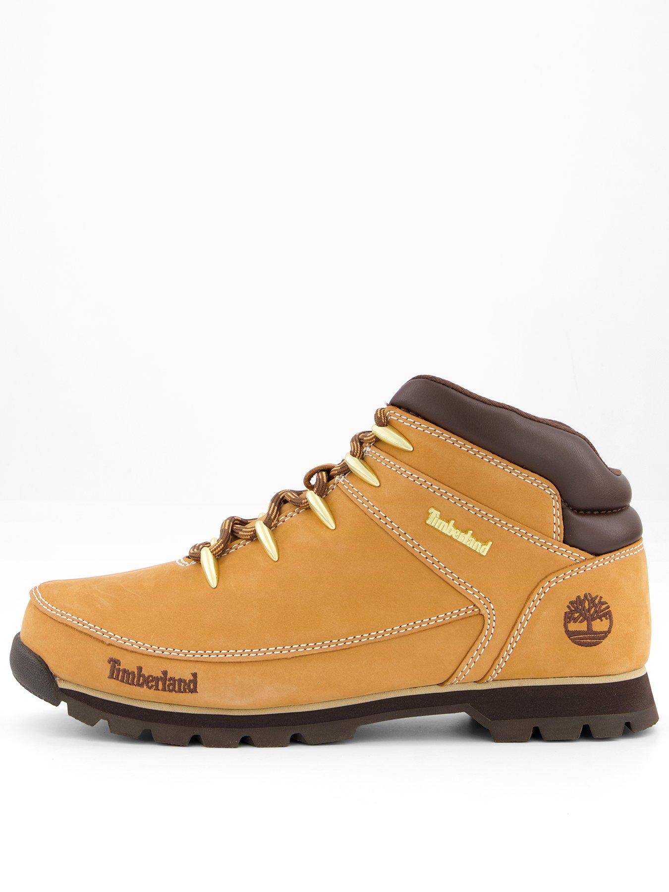 Timberland Euro Sprint Mid Hiker Boots - Light Brown
