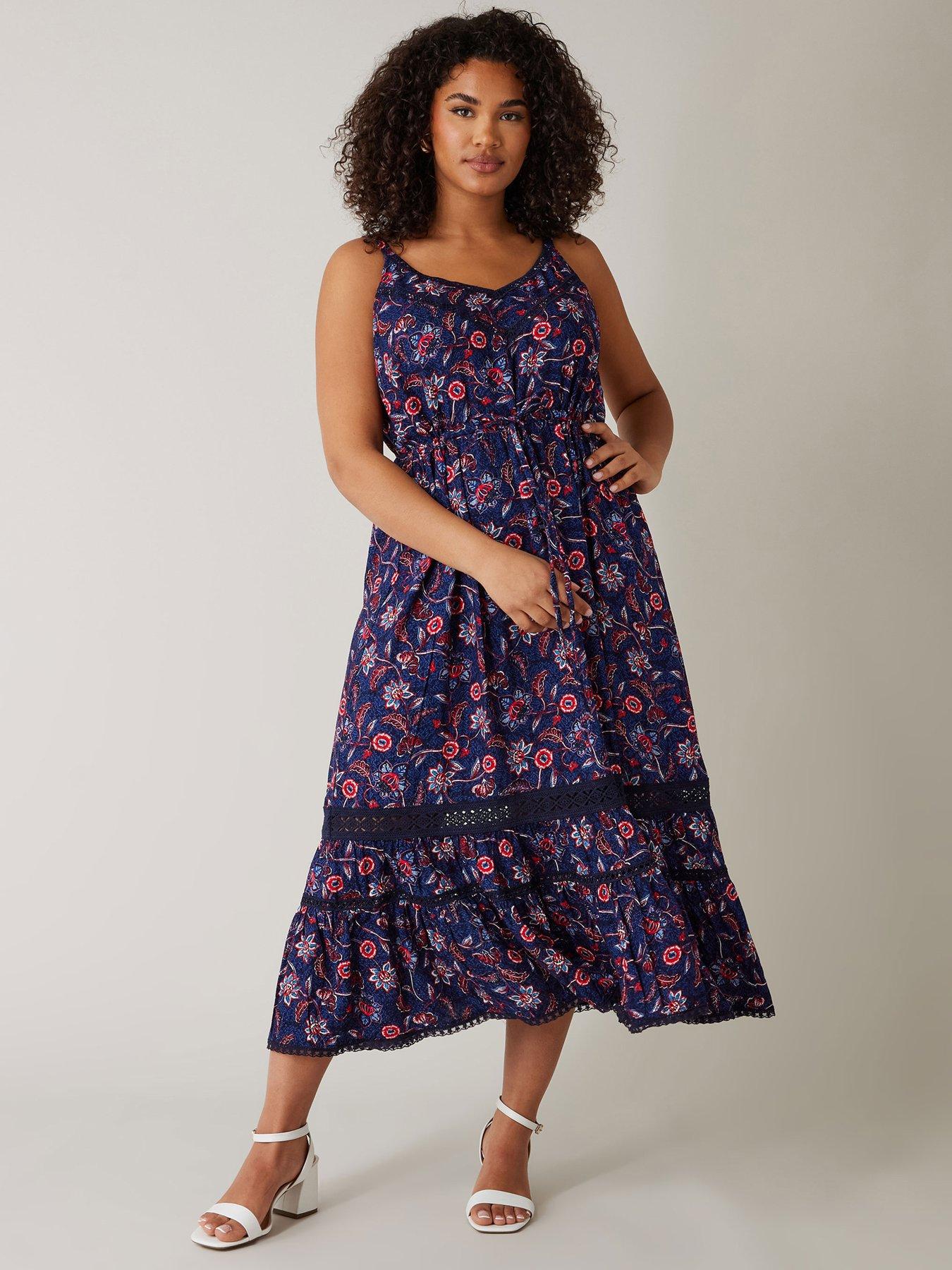 Blue cotton sundress hotsell