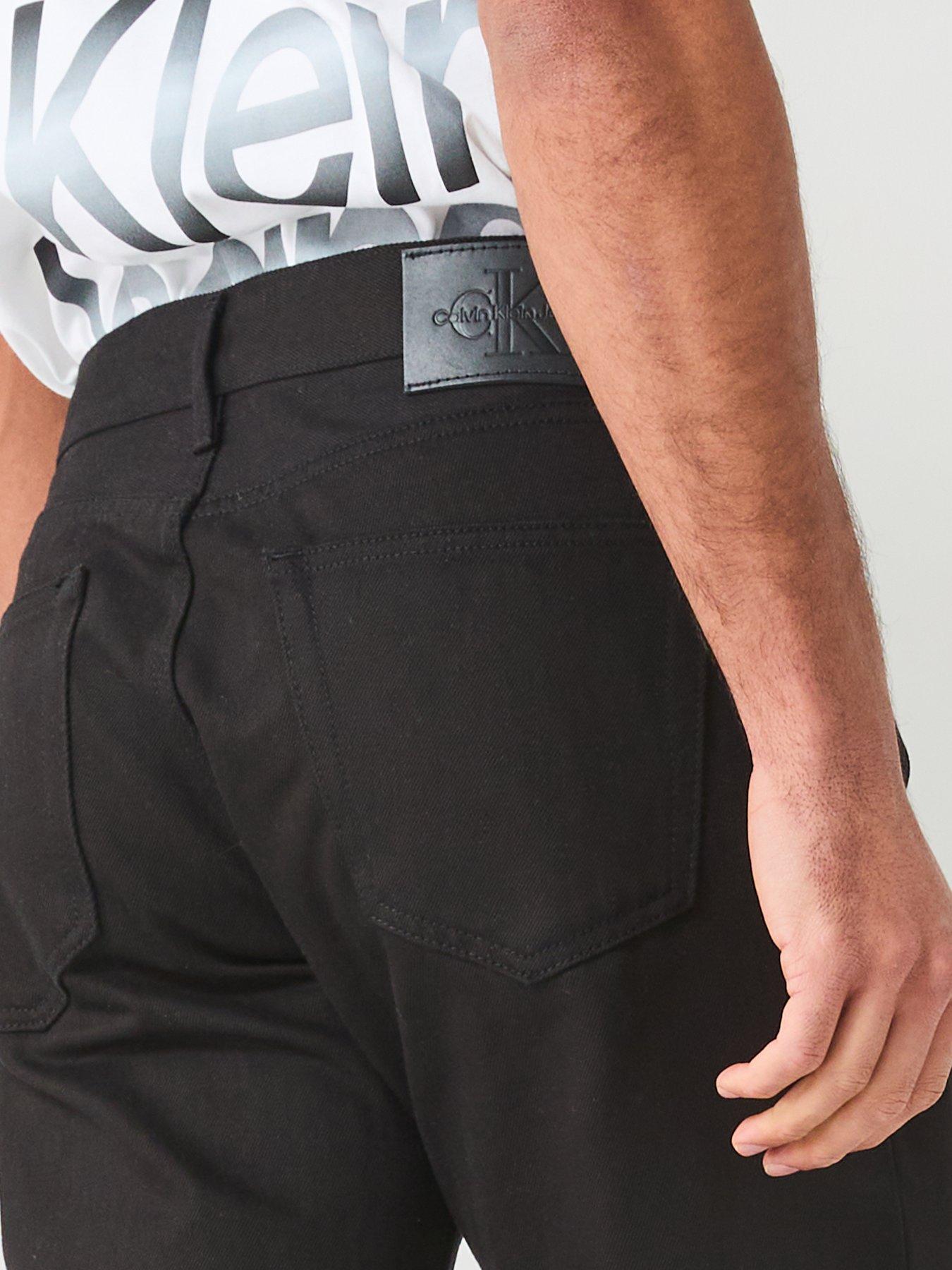 Image 5 of 5 of Calvin Klein Jeans Slim Straight Fit - Black