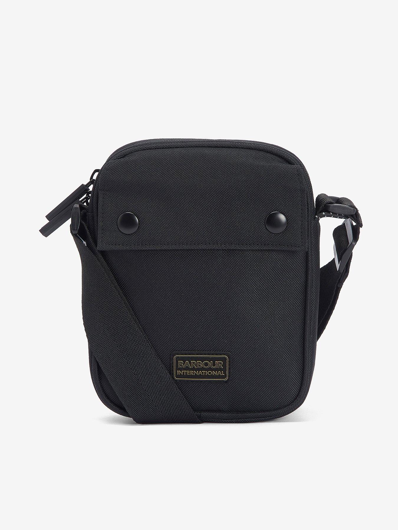 Barbour International Knockhill Essential Crossbody Bag - Black