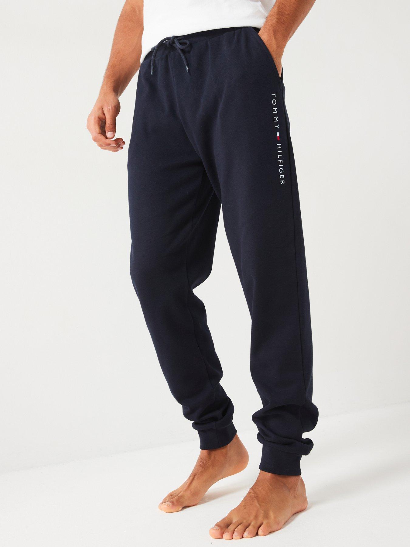 BOSS Authentic Cuffed Loungewear Pants Black Very