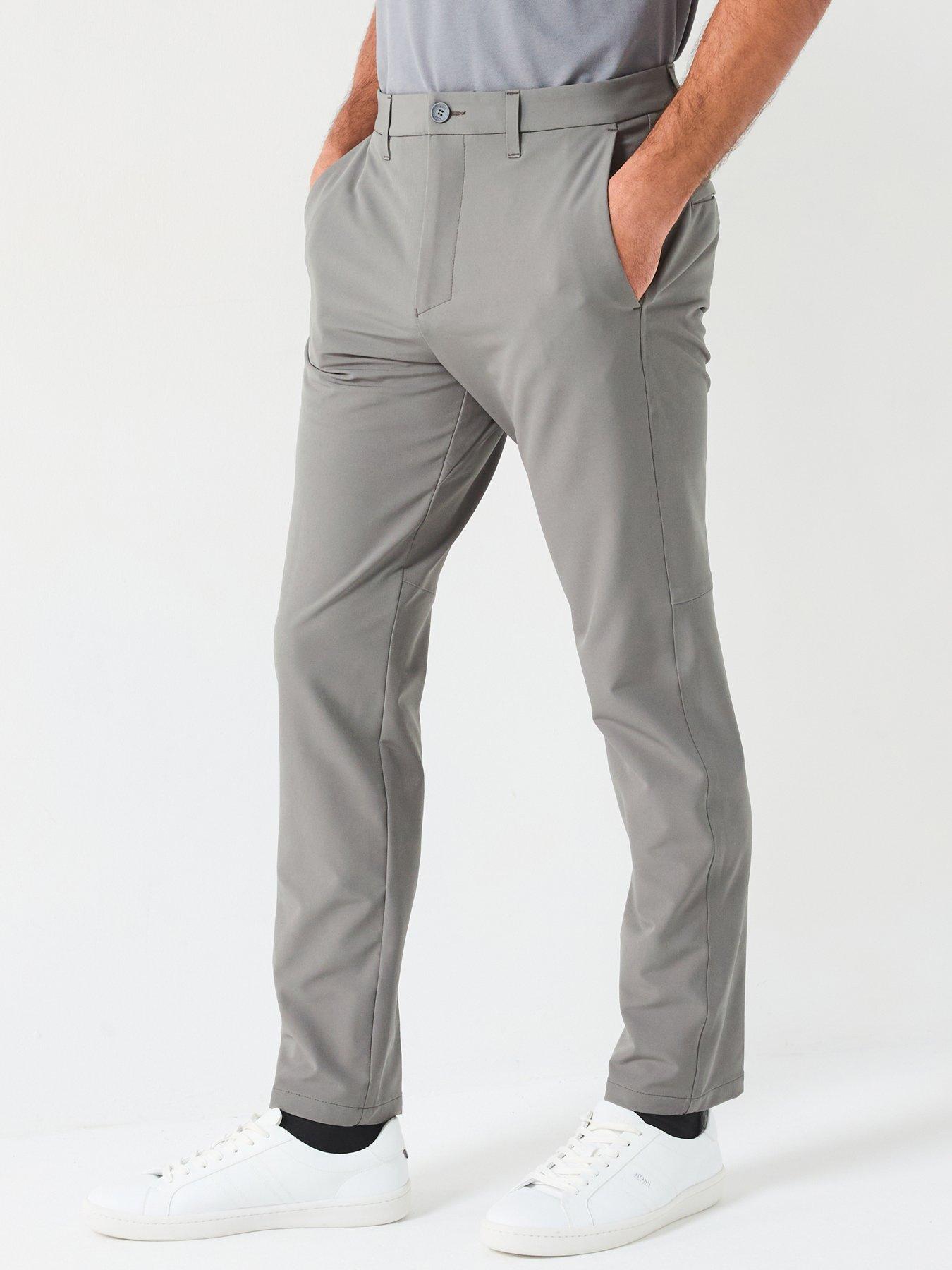 undefined Commuter Regular Fit Stretch Chinos - Grey