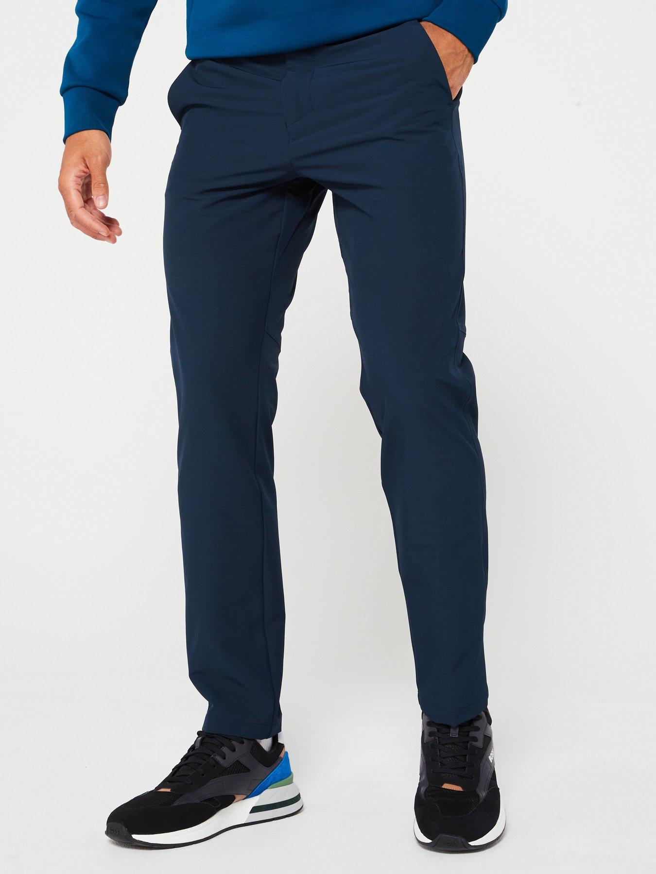 undefined Commuter Regular Fit Stretch Chinos - Blue