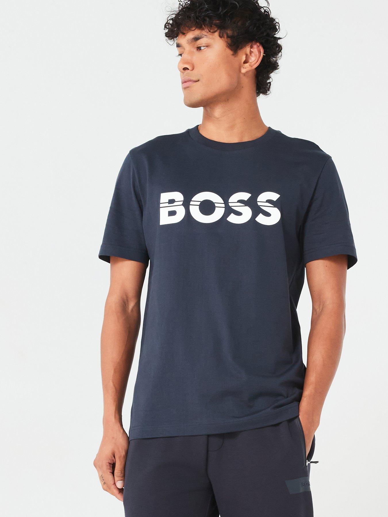 undefined Tee 1 Regular Fit Tonal Chest Logo T-Shirt - Dark Blue