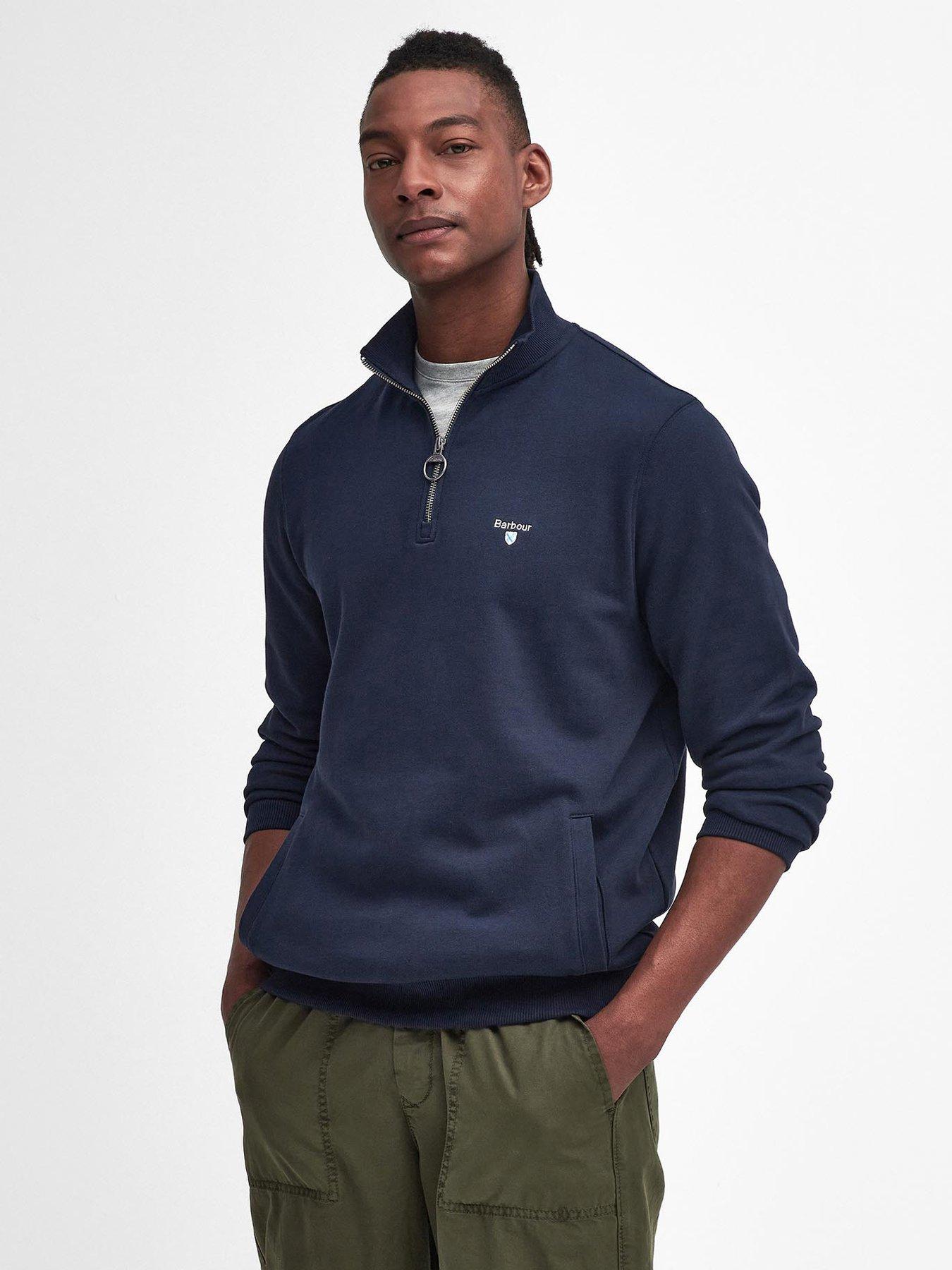 undefined Beckhill 1/2 Zip Sweat Top - Navy