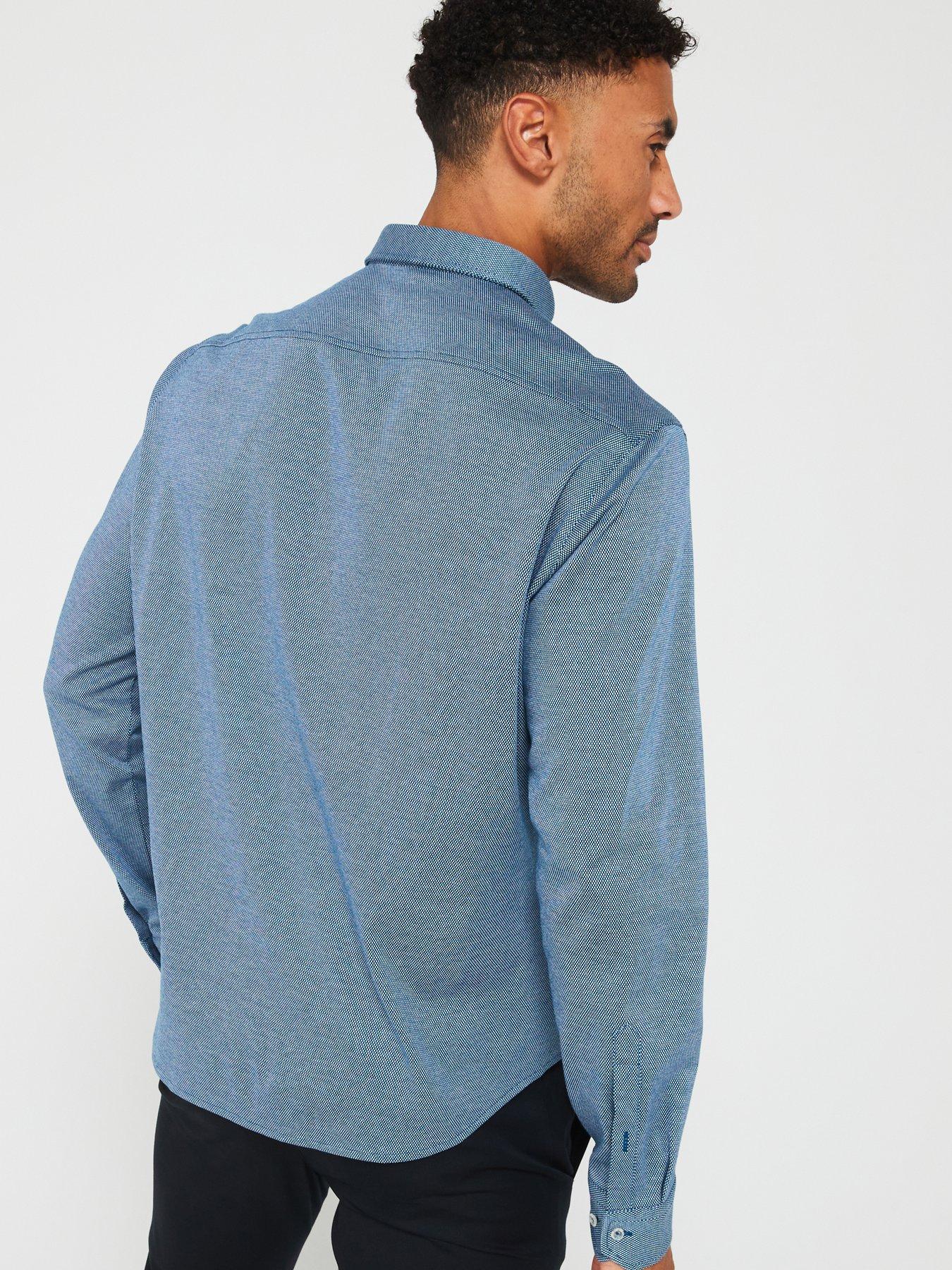 Image 2 of 5 of BOSS B Motion Regular Fit Long Sleeve Shirt - Blue