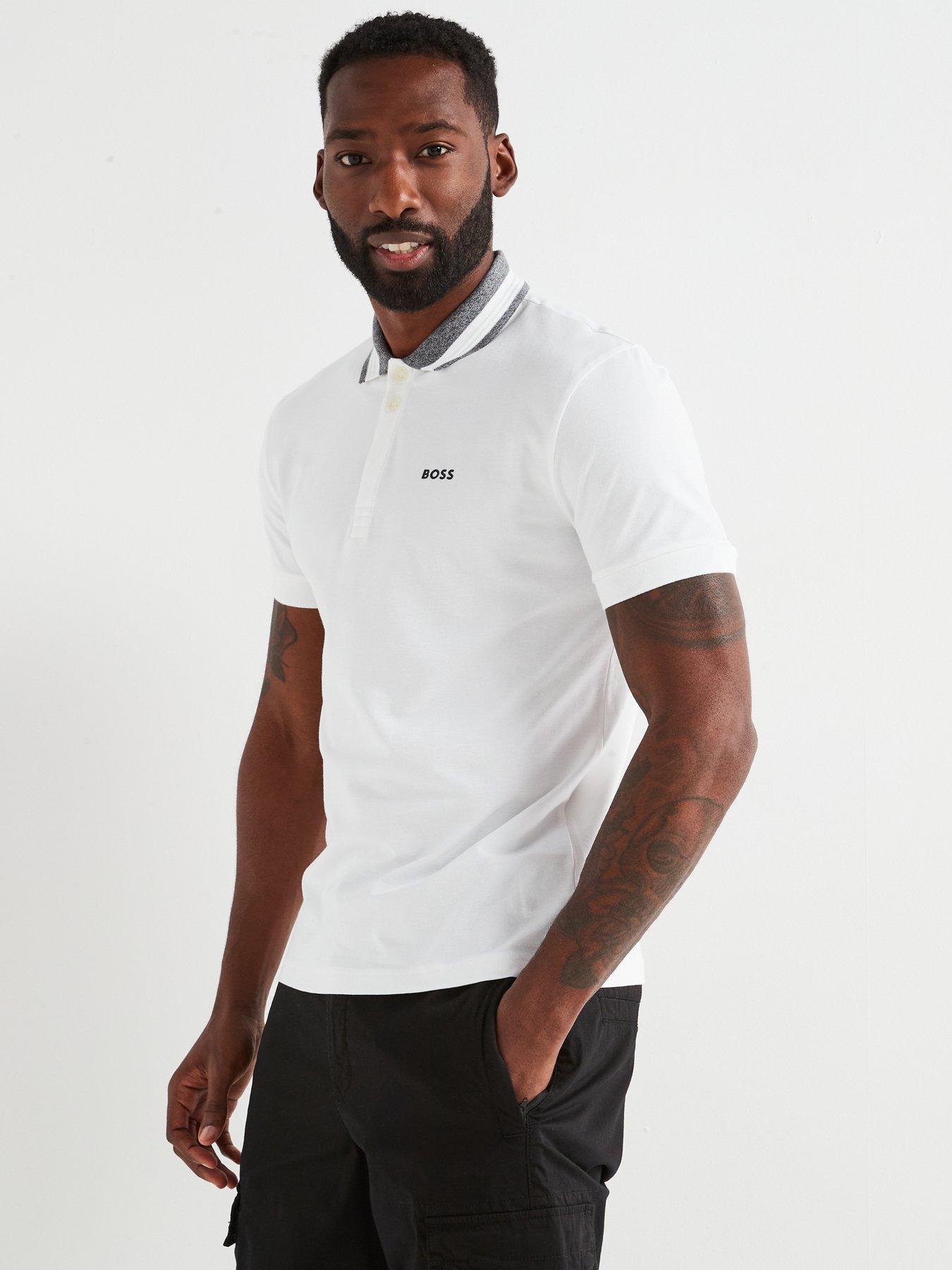 undefined Paddy 1 Regular Fit Cotton Polo Shirt - White