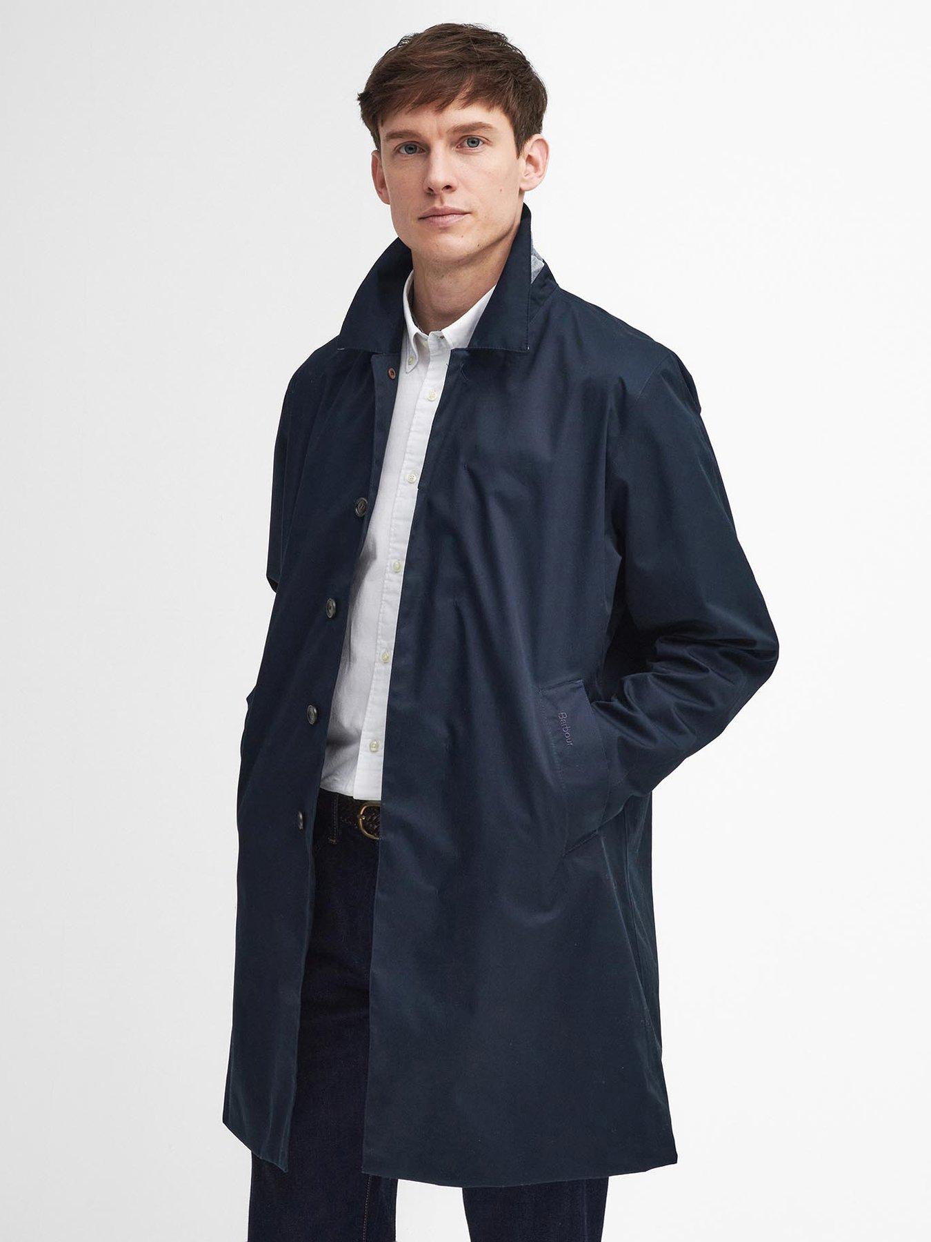 Barbour Chelsea Waterproof Mac Jacket Dark Grey Very