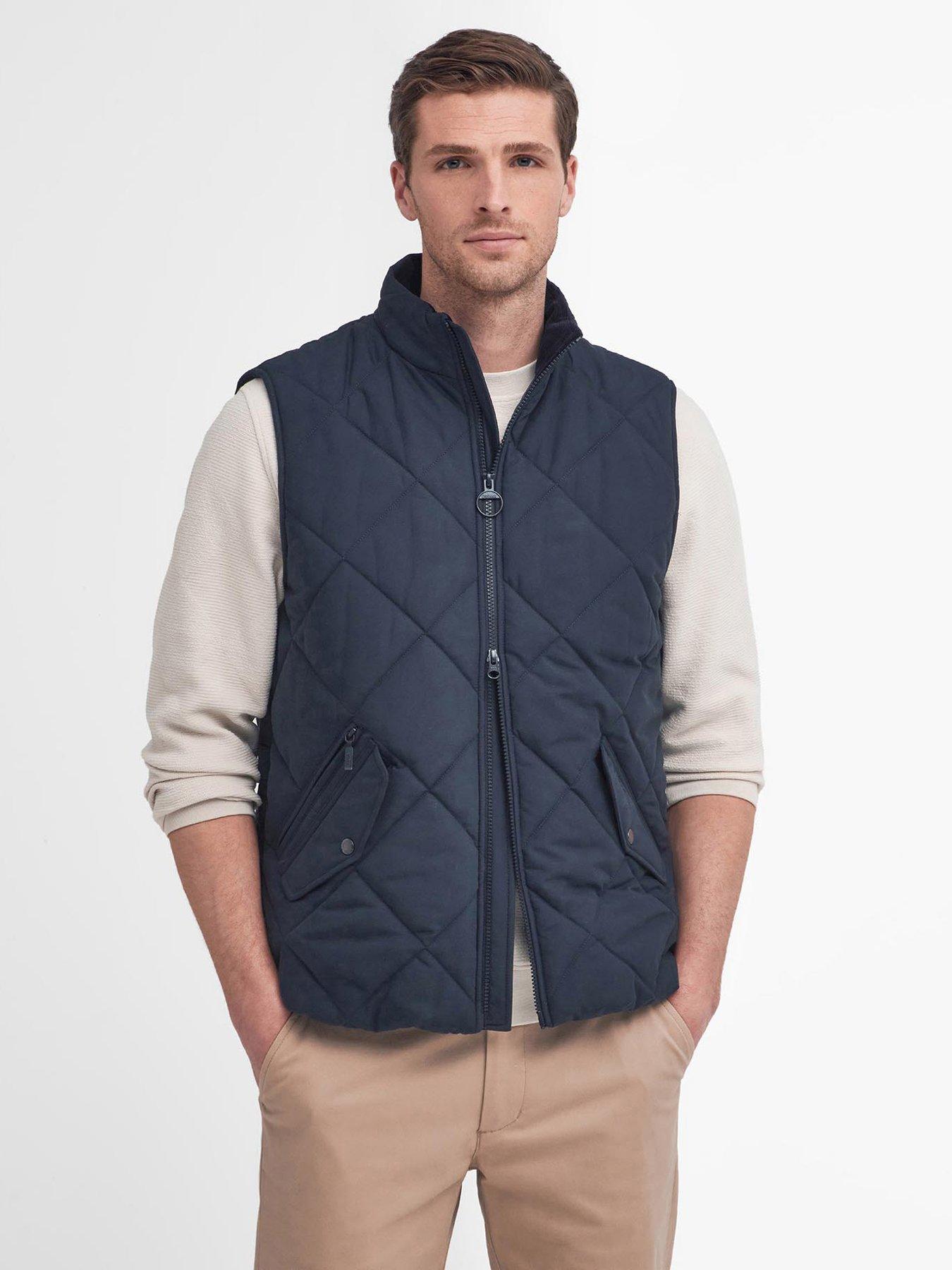 Mens quilted gilet sale best sale