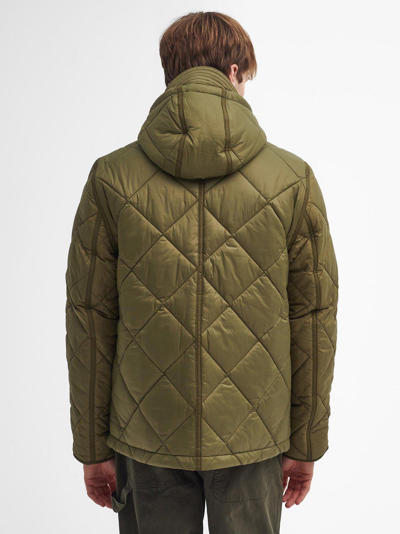 Barbour Re Engineered Endurance Quilted Jacket Light Green