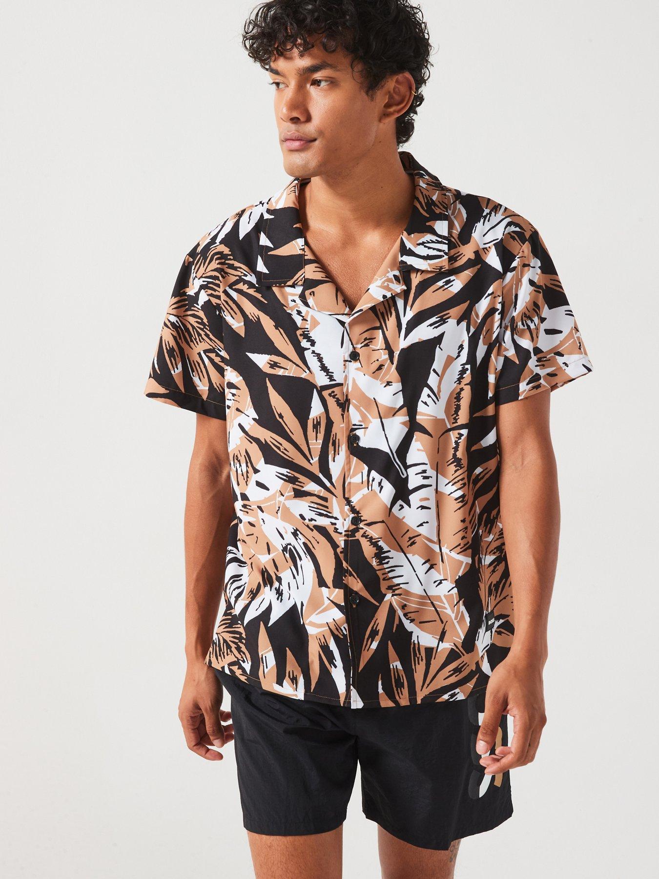 undefined Floral Print Beach Shirt