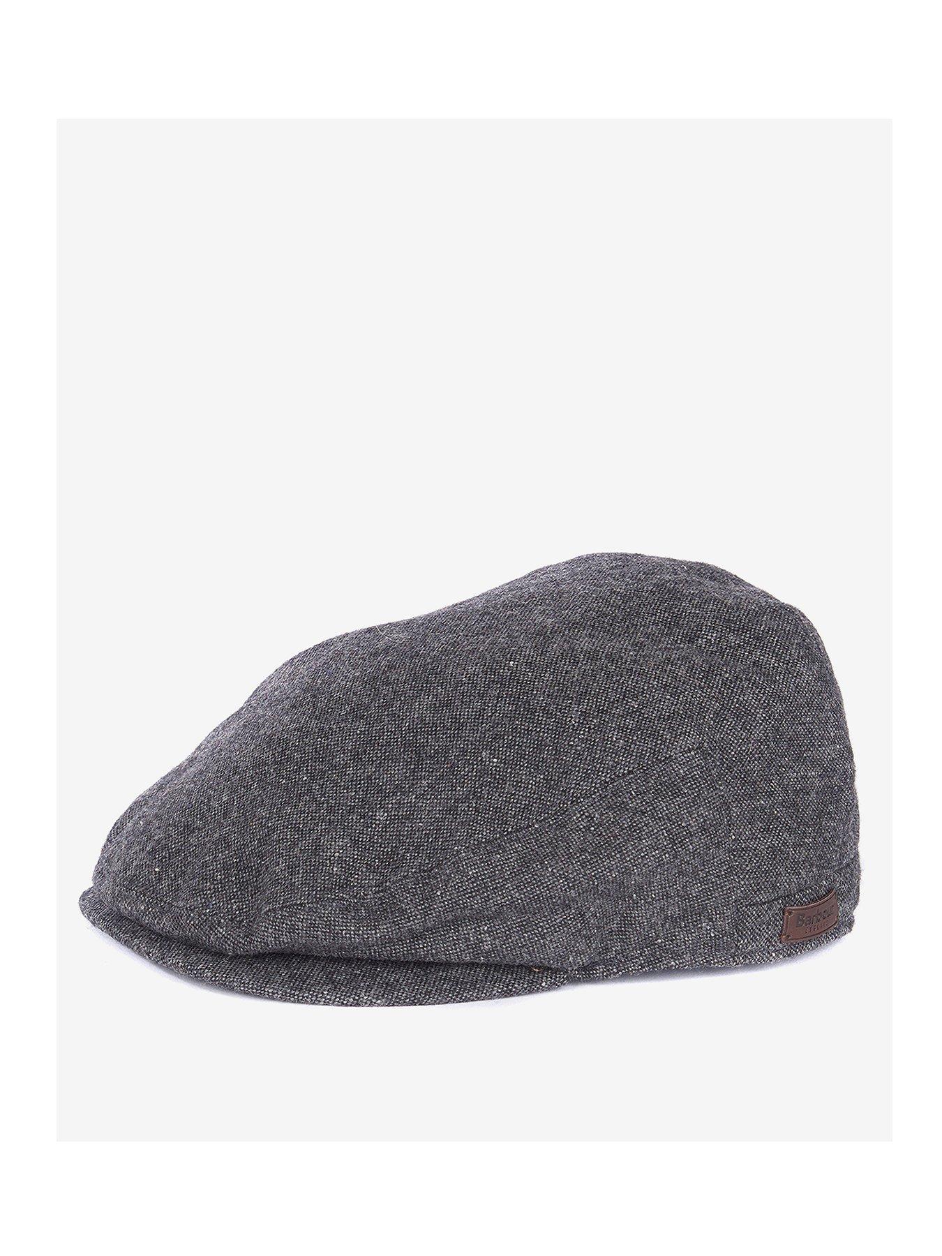 Barbour Barlow Wool Blend Flat Cap - Grey