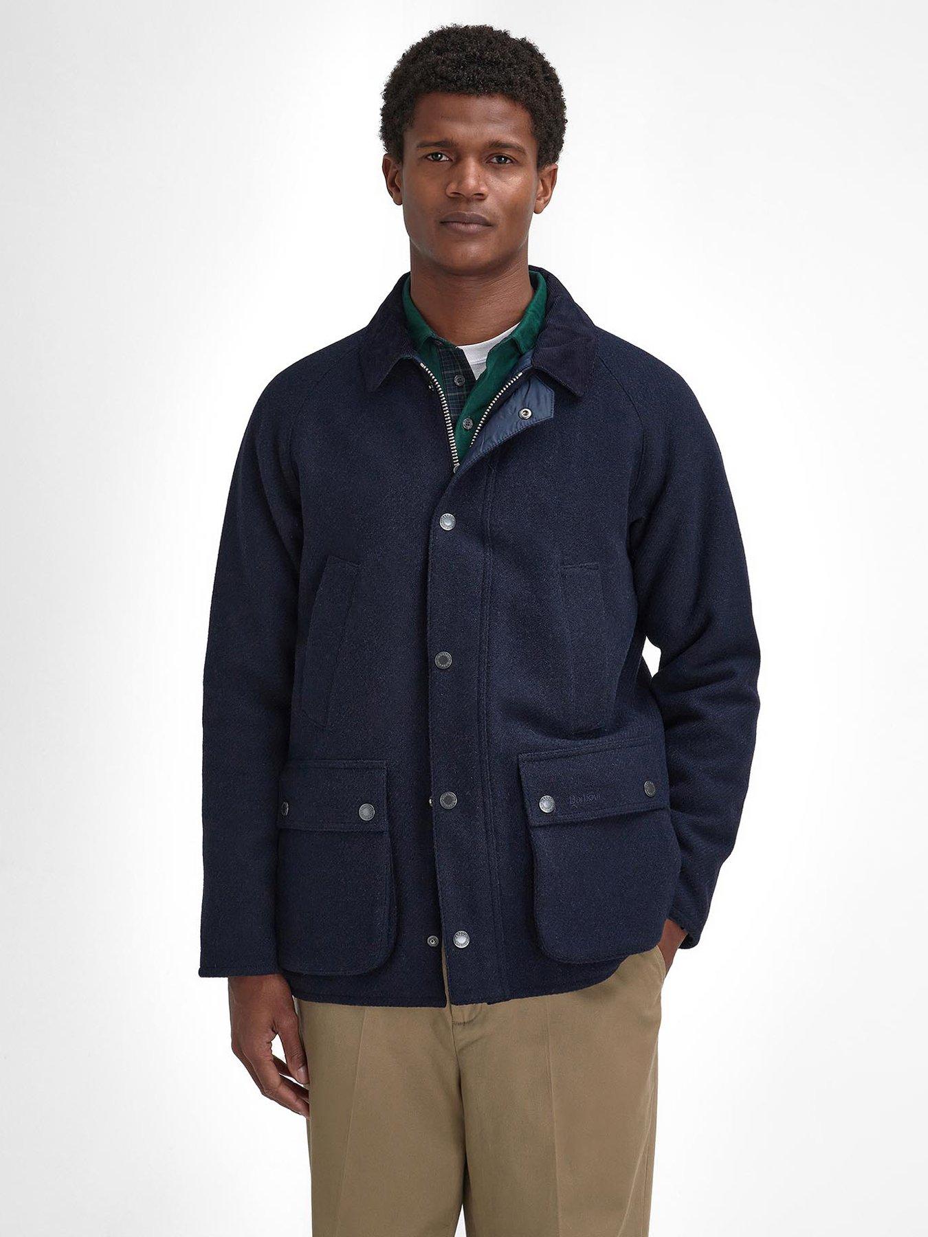 Barbour wool jacket fashion uk