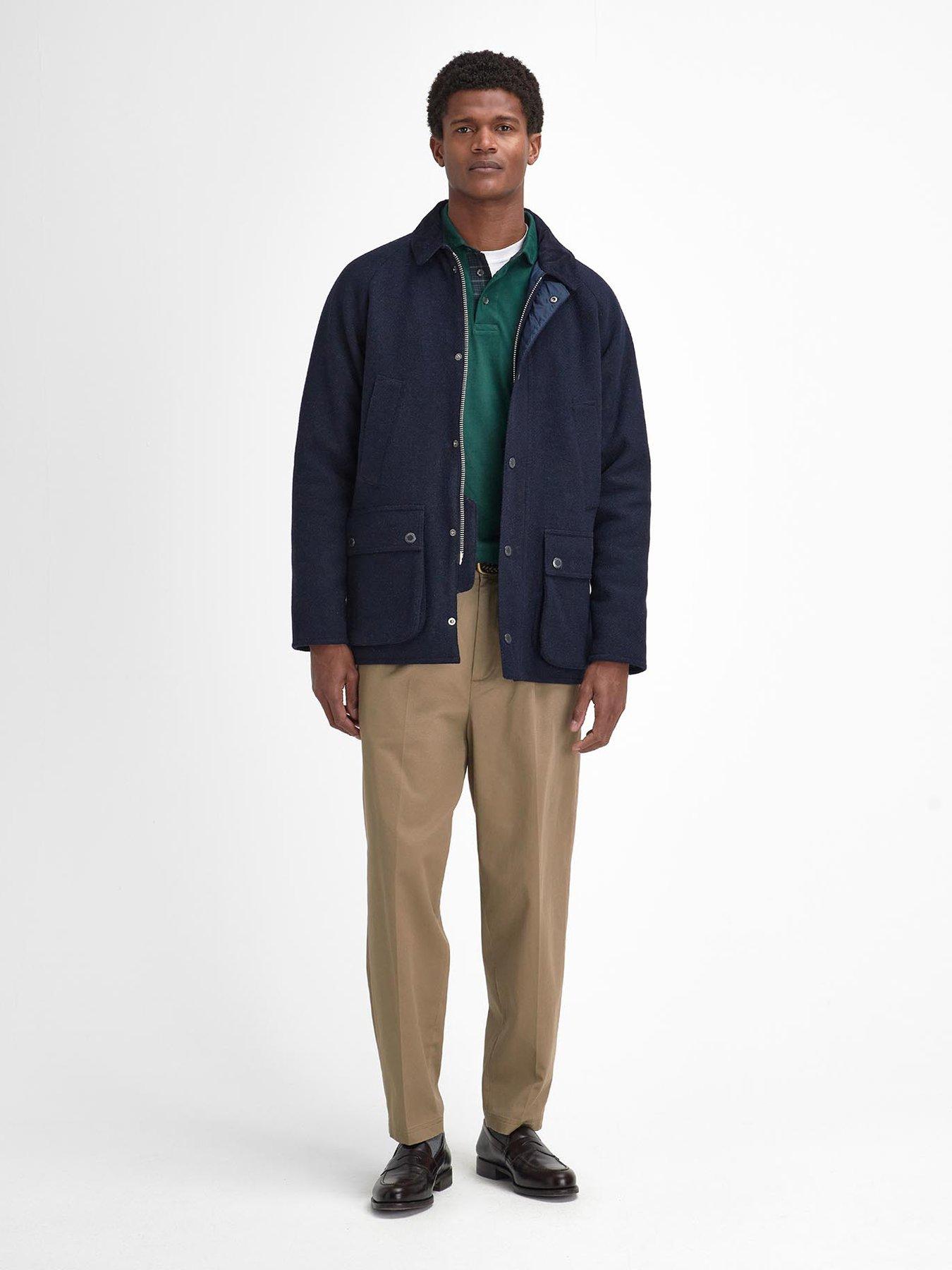Barbour wool jacket Green clearance