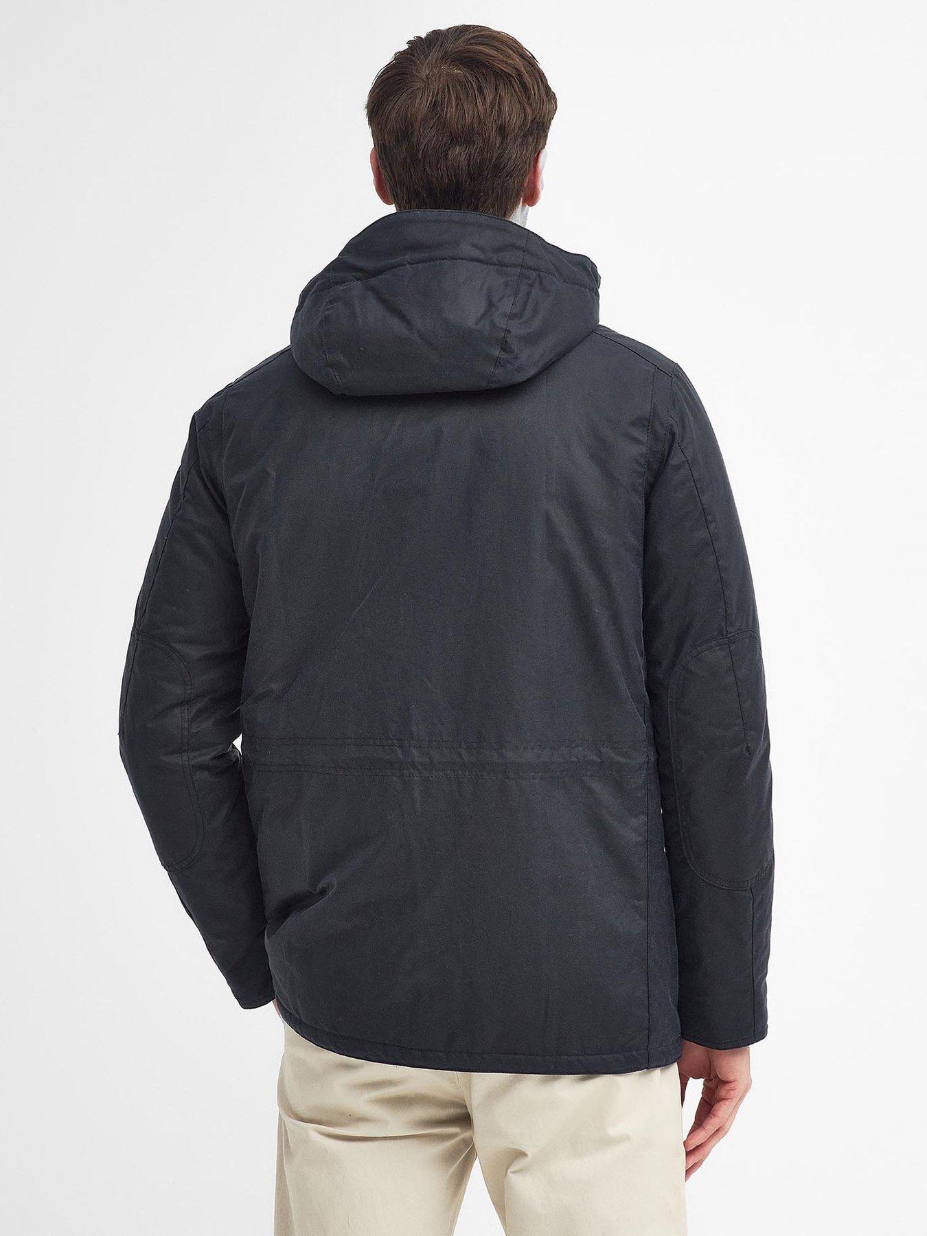 Barbour Winter Sapper Wax Jacket Navy Very