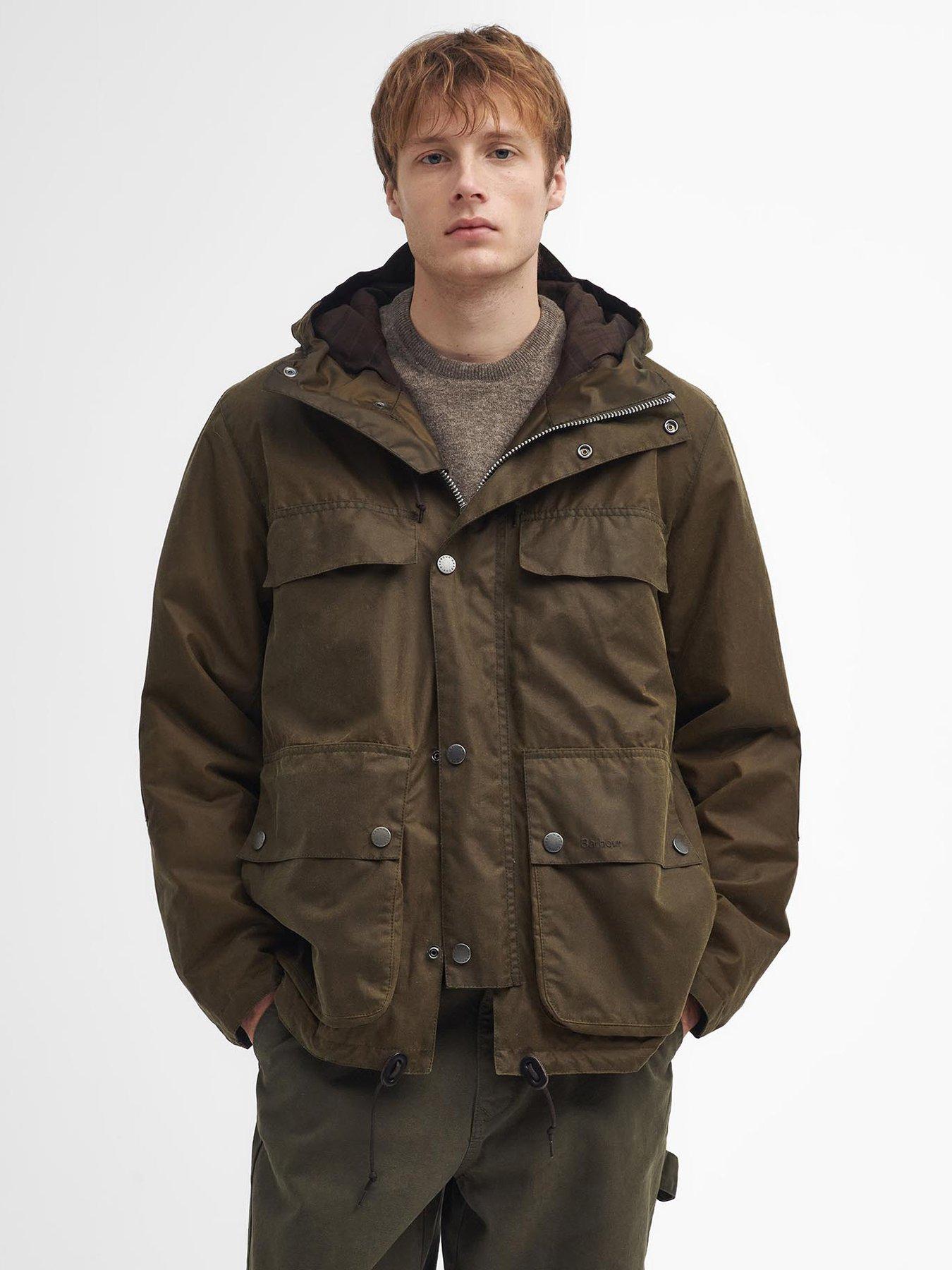 undefined Re-Engineered Durham Wax Jacket - Dark Green