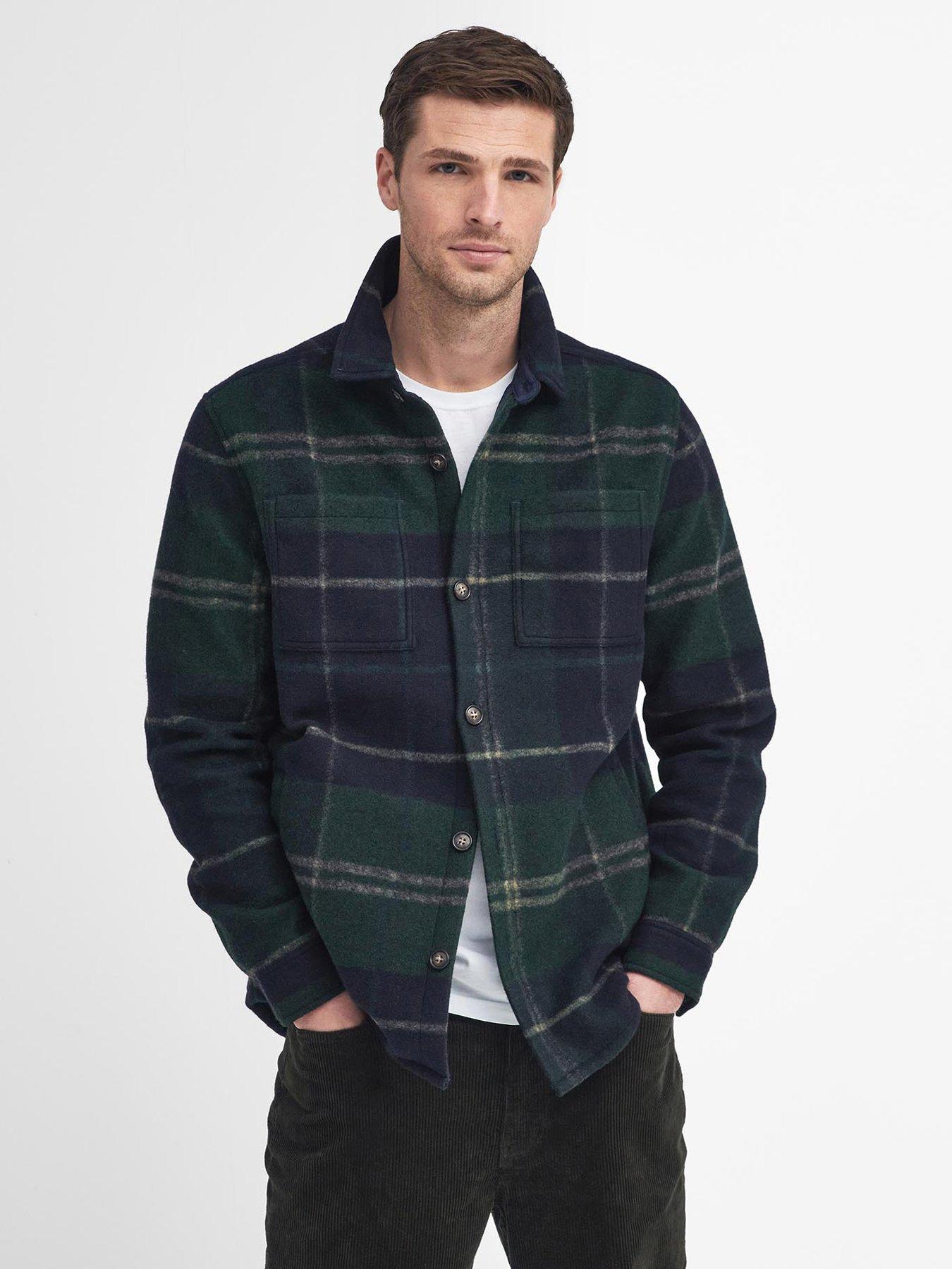 Barbour Chapter Flannel Check Shacket - Green