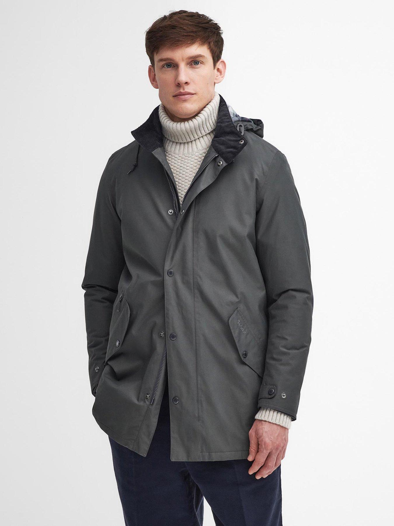 undefined Chelsea Waterproof Mac Jacket - Dark Grey