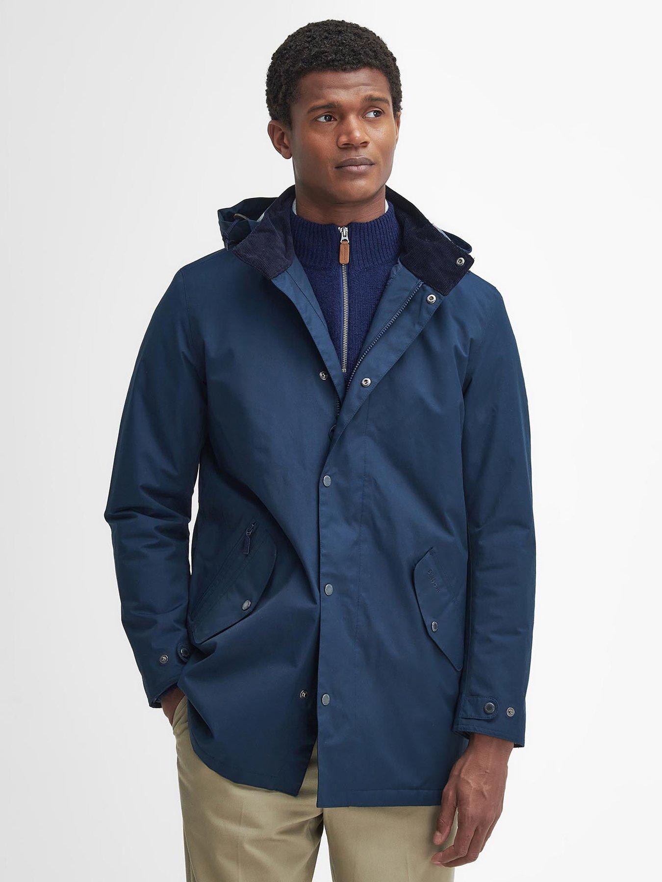undefined Chelsea Waterproof Mac Jacket - Navy