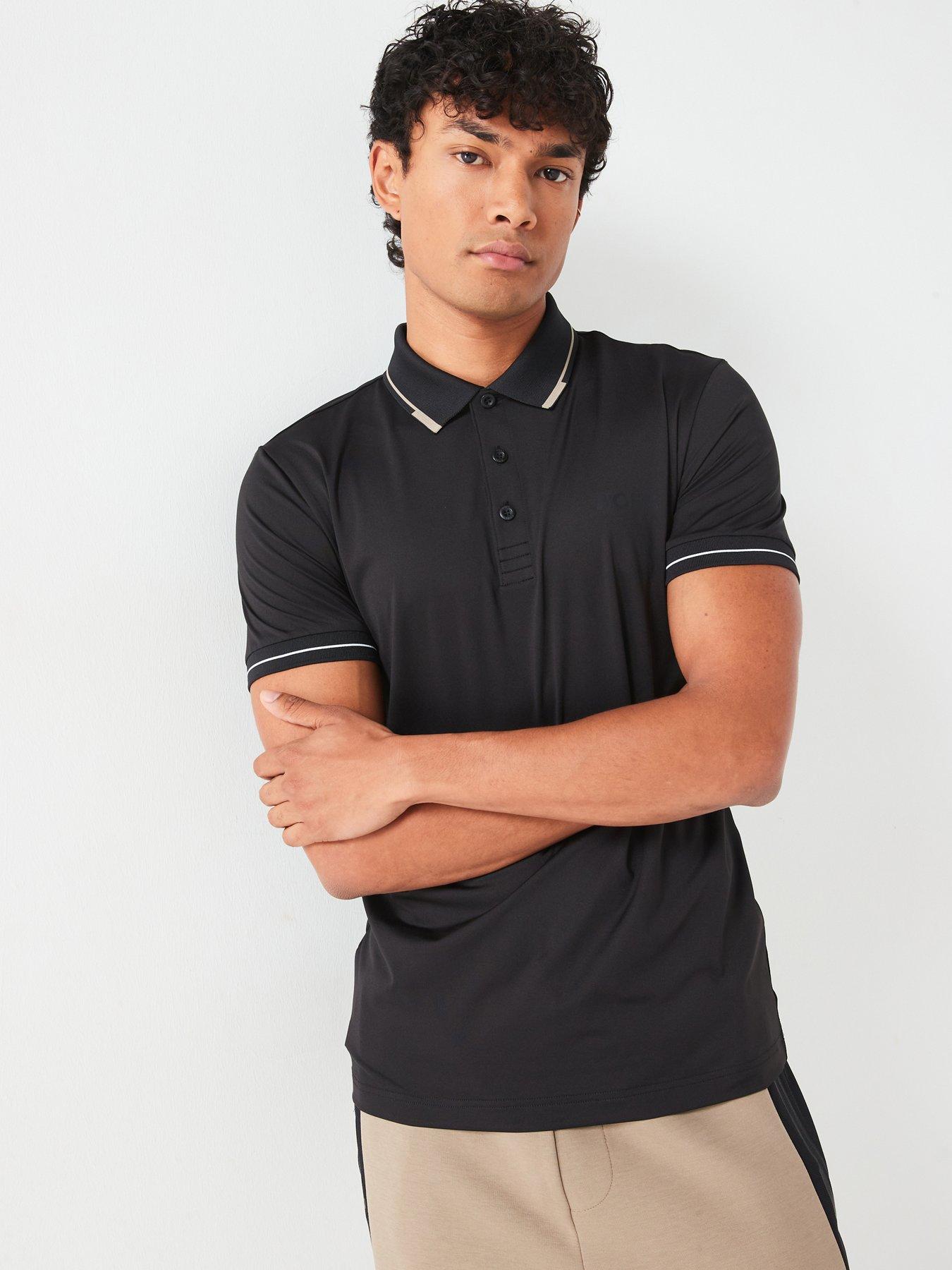 undefined Paul Pro Slim Fit Polo Shirt - Black