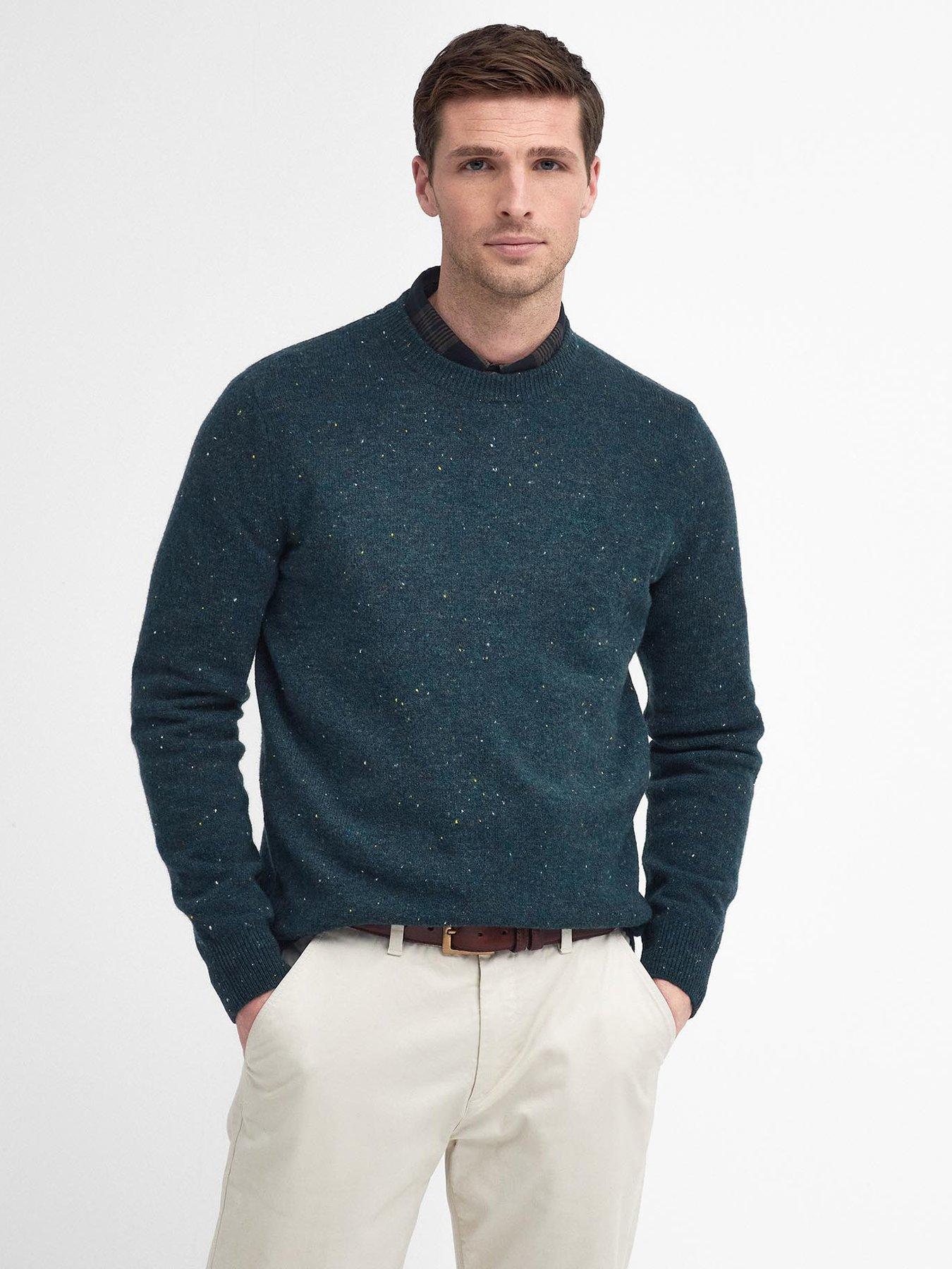 undefined Tainsbury Crew Knitted Jumper - Dark Green