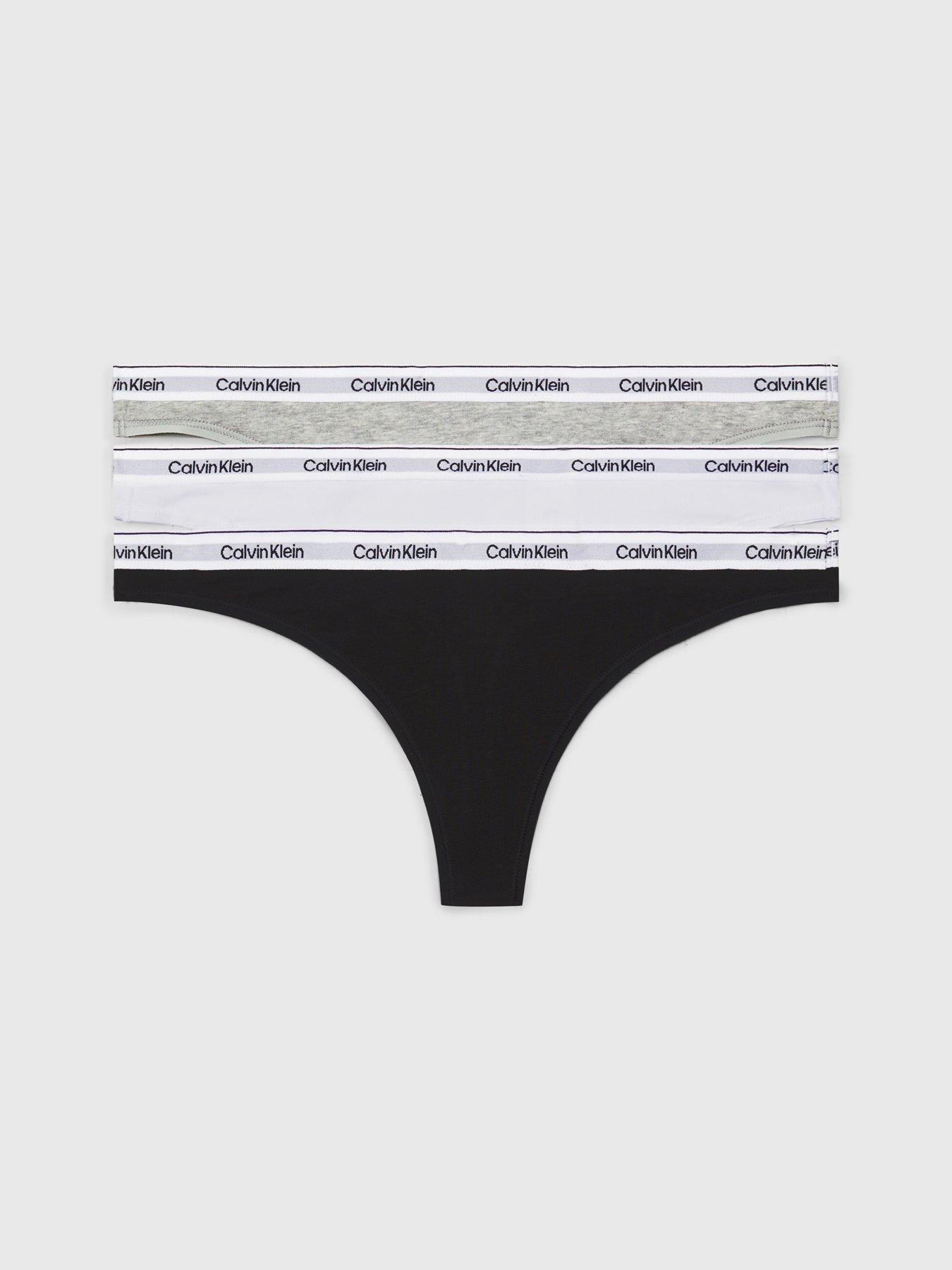 Calvin Klein Icon Logo 3 Pack Thongs