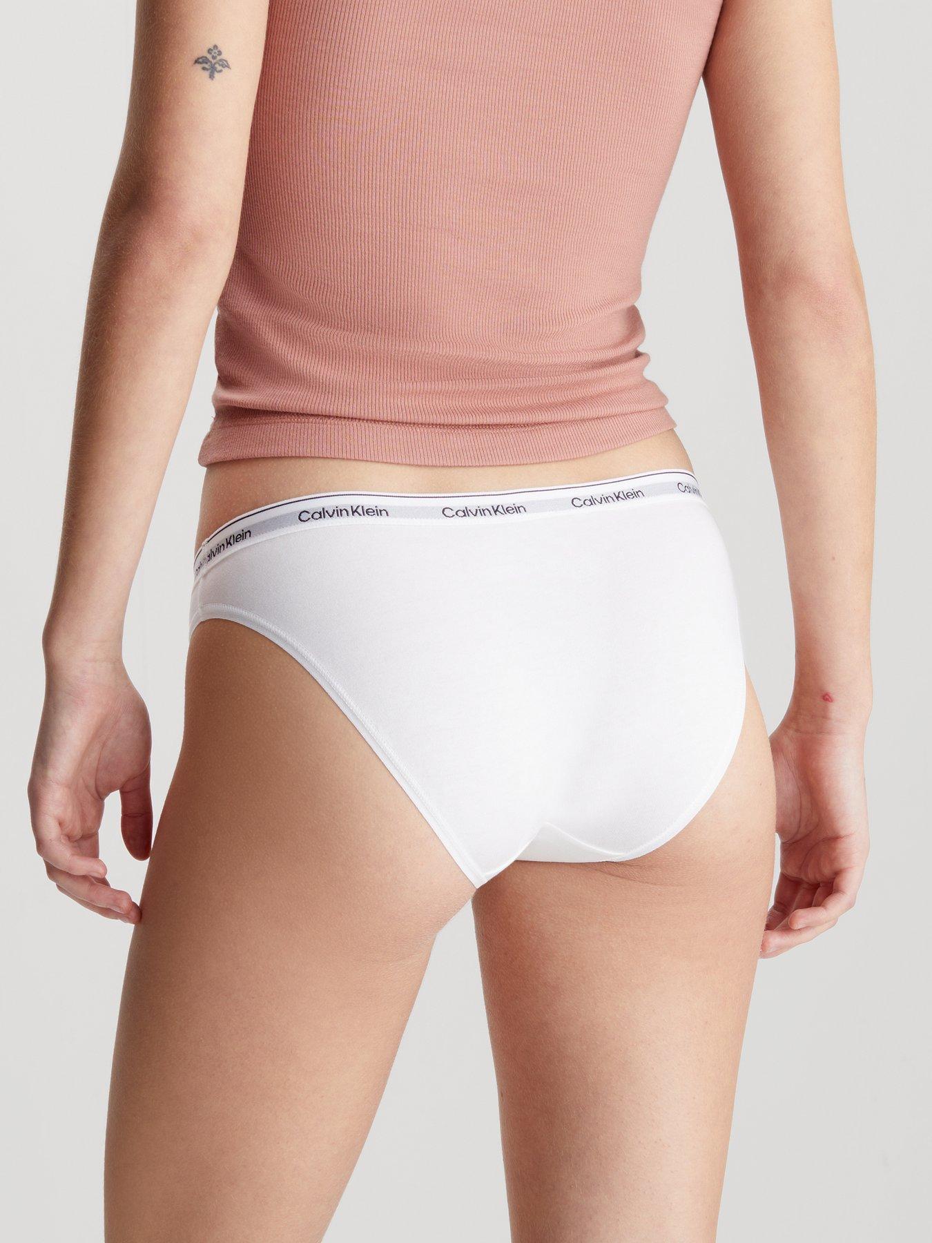 Image 2 of 4 of Calvin Klein 3 Pack Brief - White