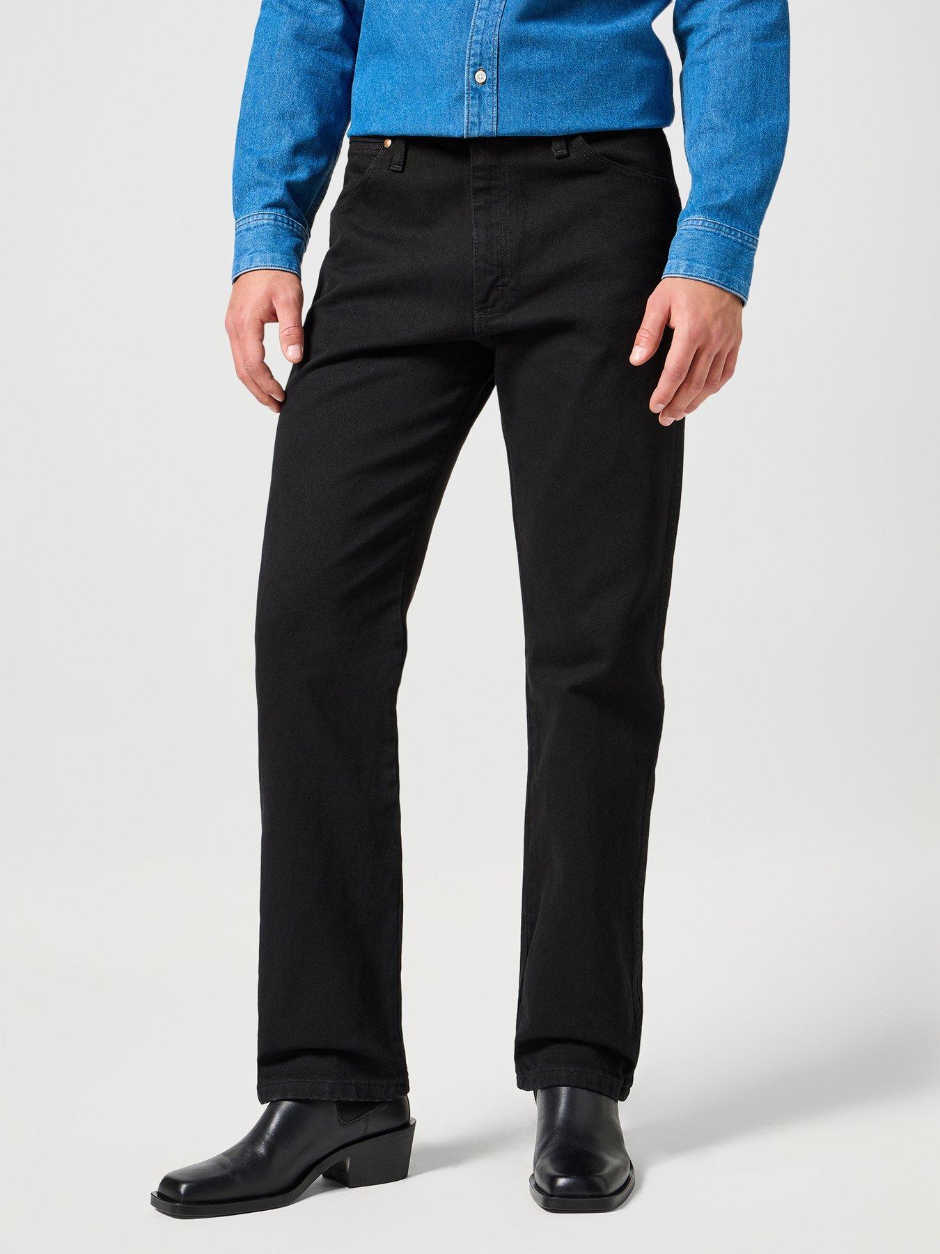 Wrangler 13MWZ Regular Straight Jeans - Black