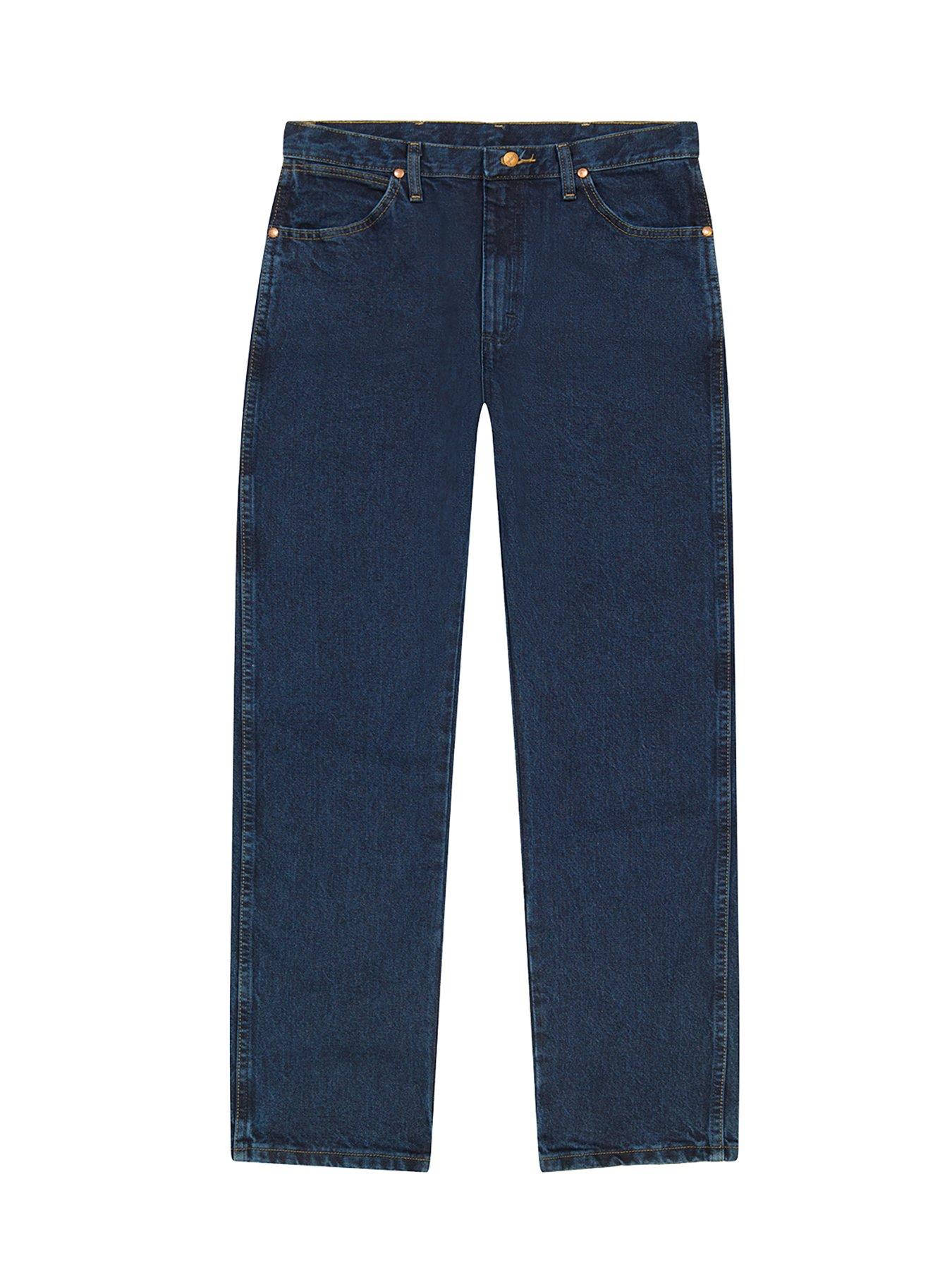 Image 5 of 5 of Wrangler 13Mwz Regular Straight Jeans - Dark Blue