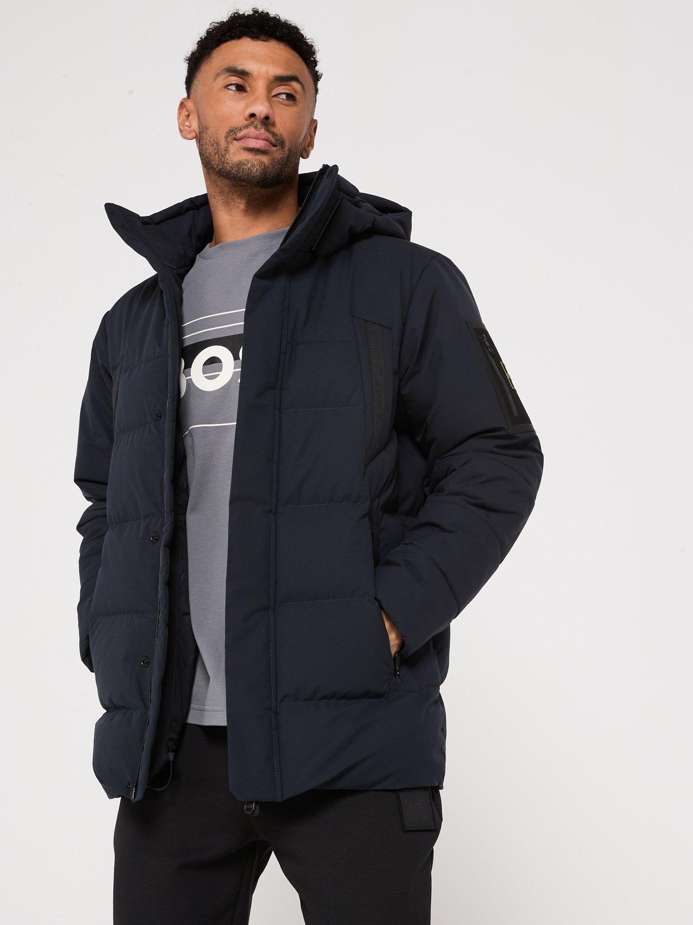 undefined J Havoc Quilted Down Parka - Dark Blue
