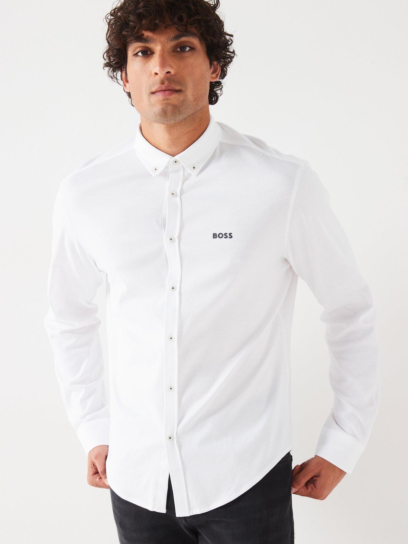 undefined B Motion Regular Fit Long Sleeve Shirt - White